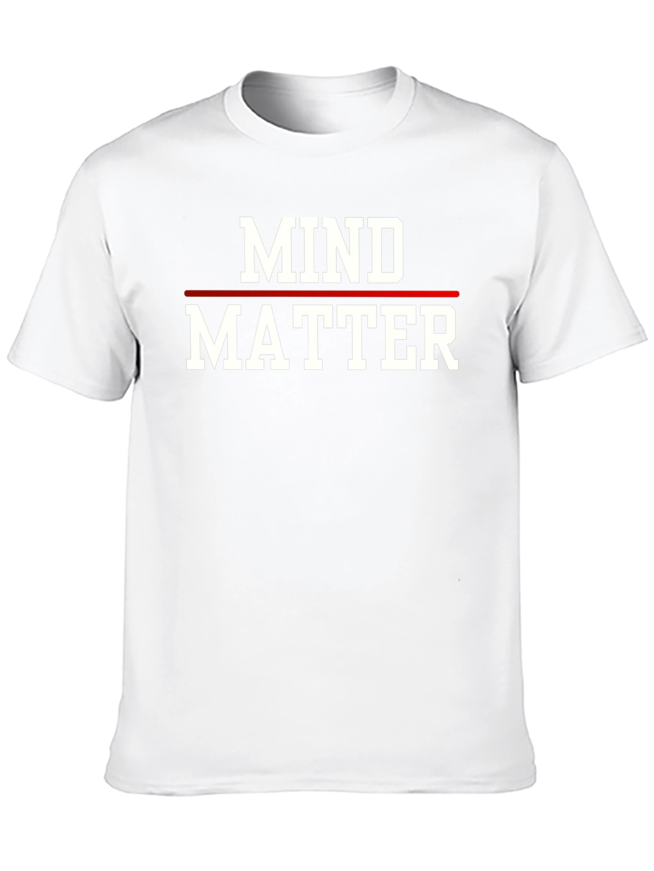 Black Mind Over Matter Graphic Tee - Unisex Black T-Shirt view 10
