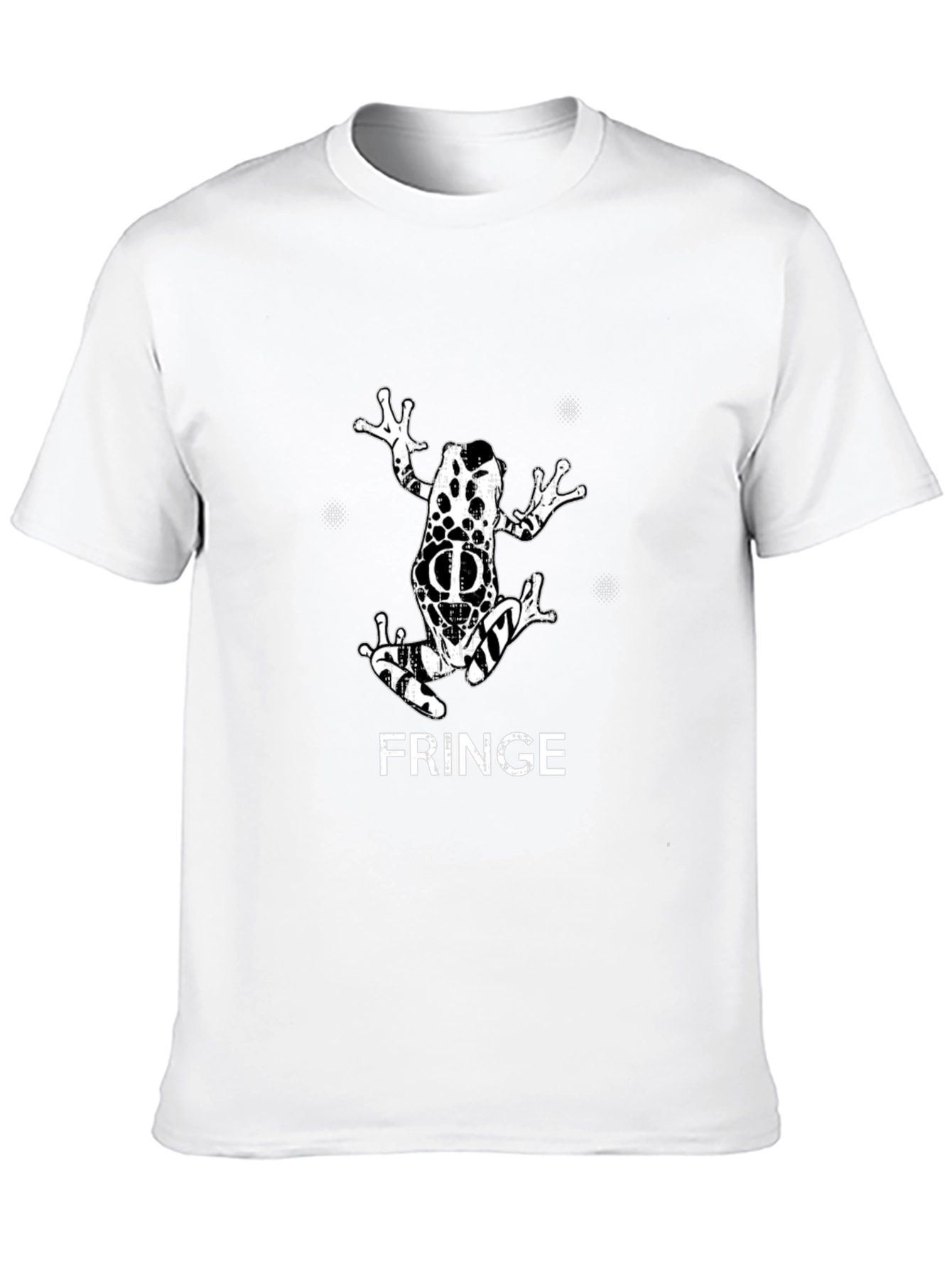 Black Fringe Frog Graphic T-Shirt - Black view 10