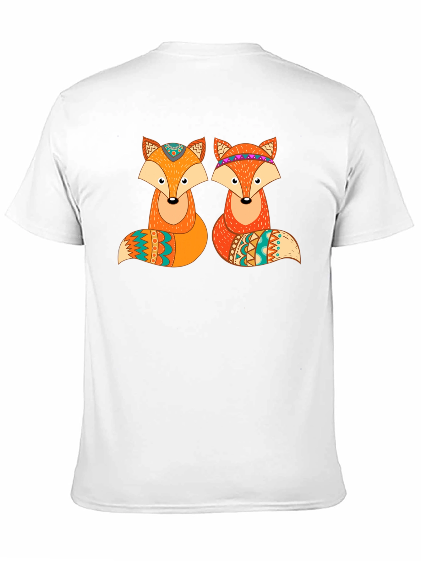 Black Fox Graphic Print Crew Neck T-Shirt view 11