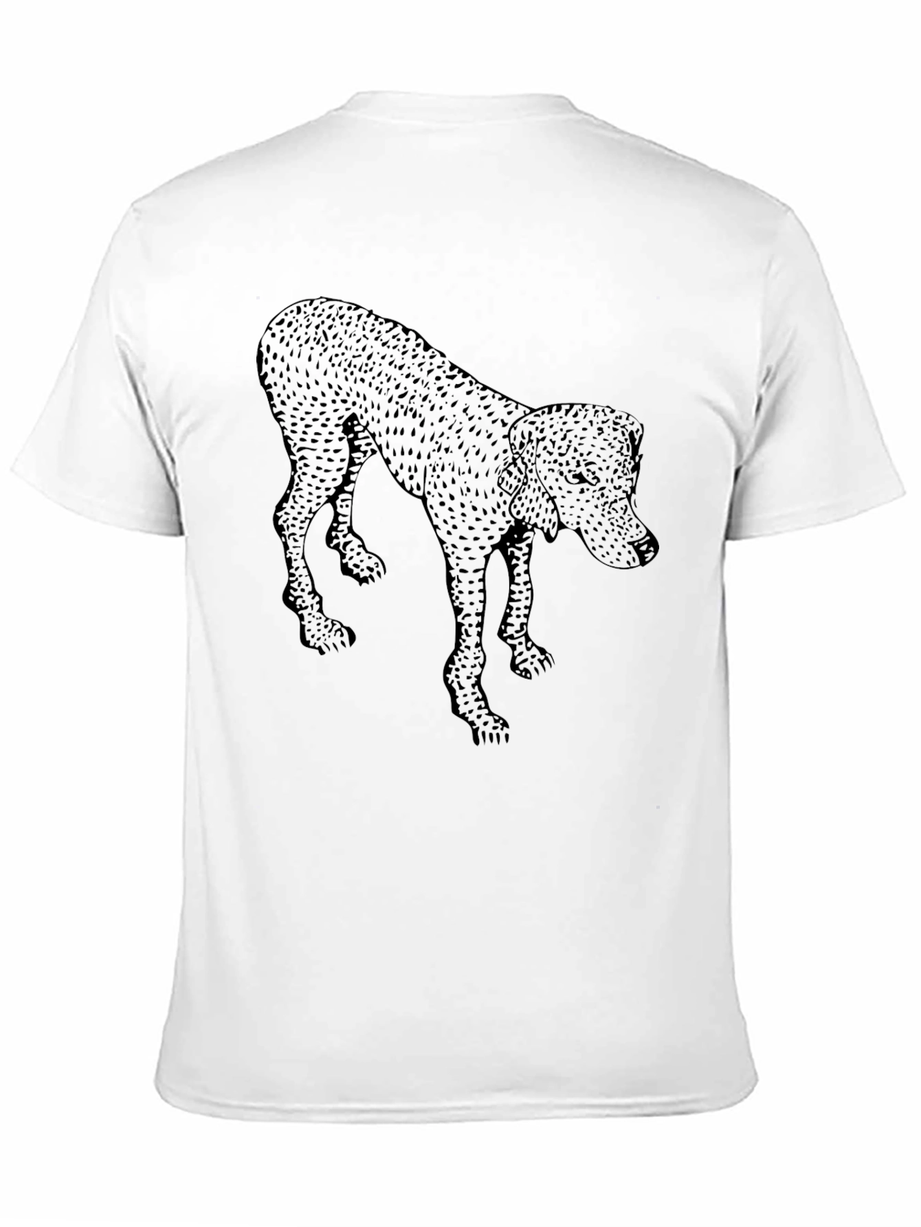 Black Dog Graphic Tee - Men's Black T-Shirt view 11
