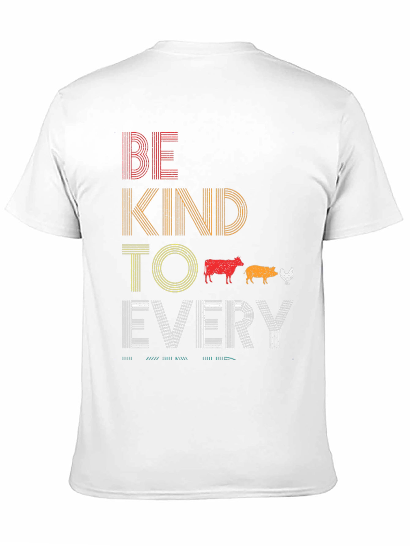 Black Be Kind To Every Kind Black T-Shirt view 11