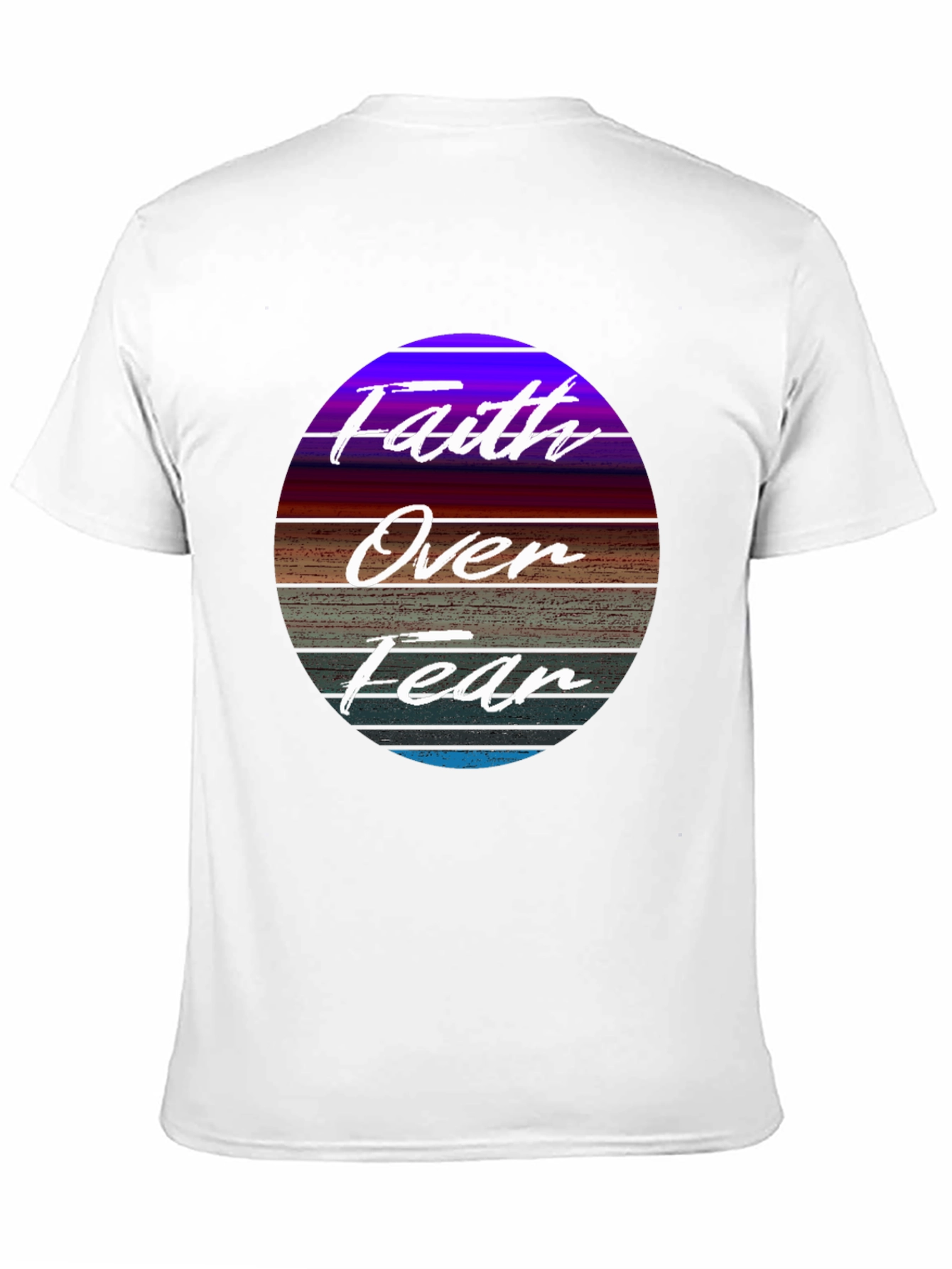 Black Faith Over Fear Graphic Tee view 11