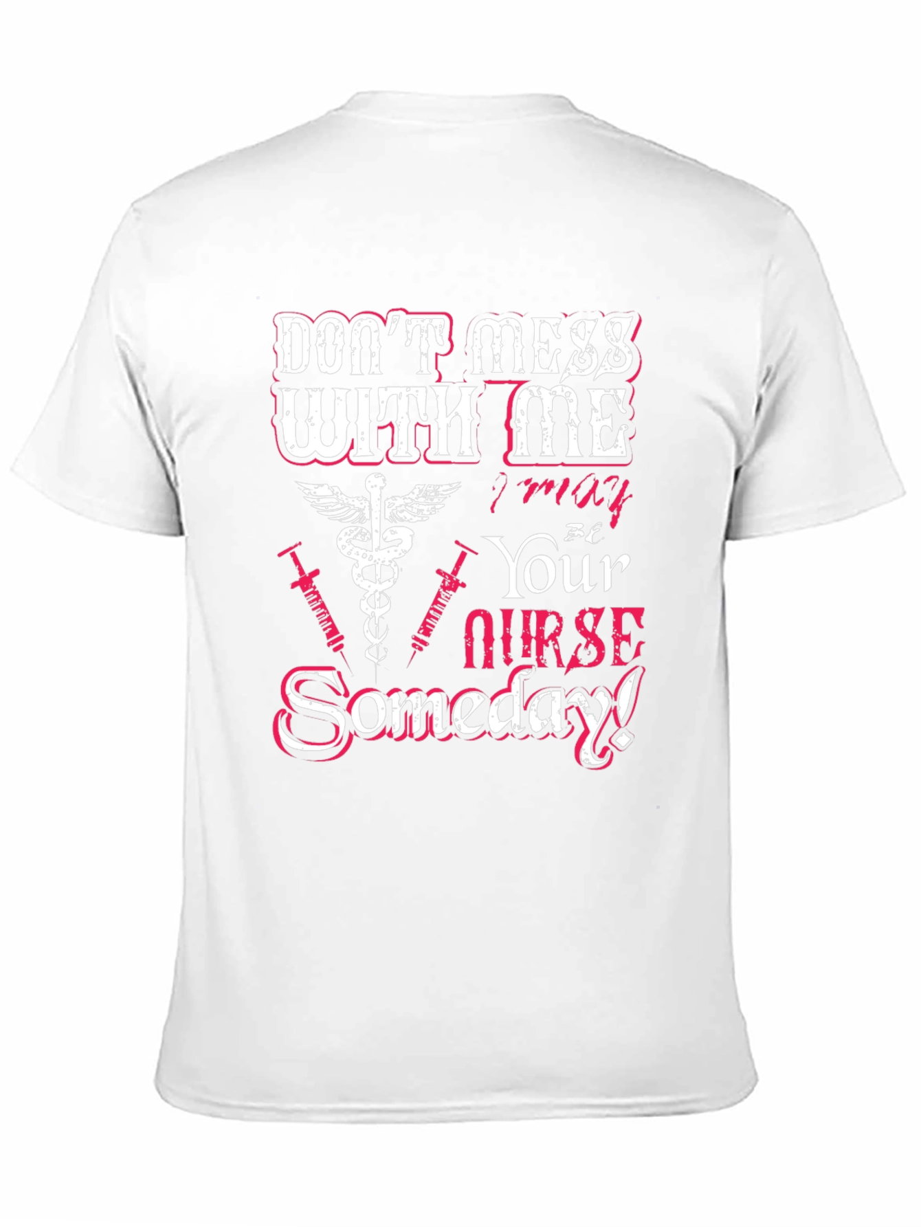 Black Don't Mess With Me Nurse T-Shirt view 11