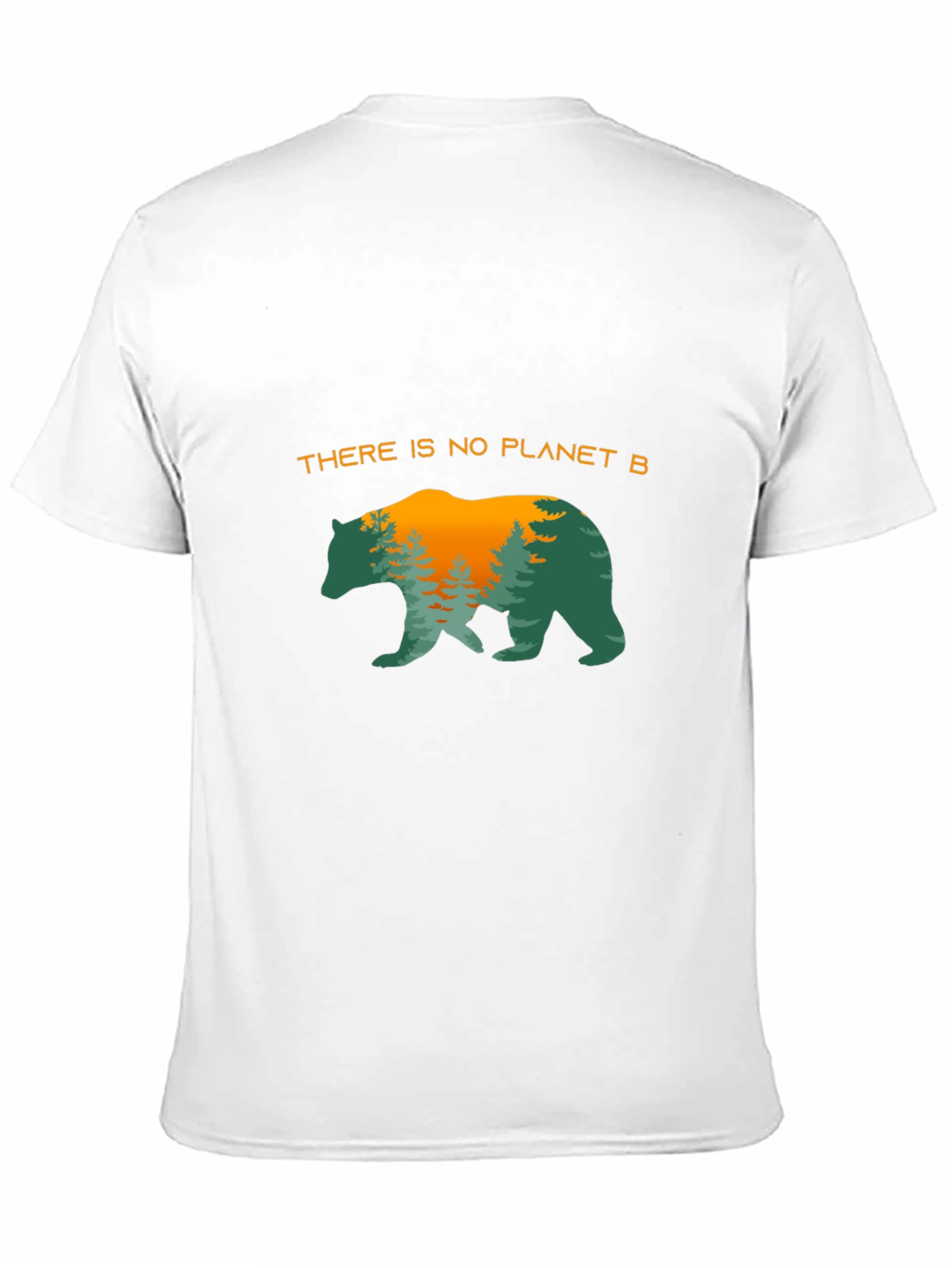 Black There is No Planet B Bear Graphic Tee view 11