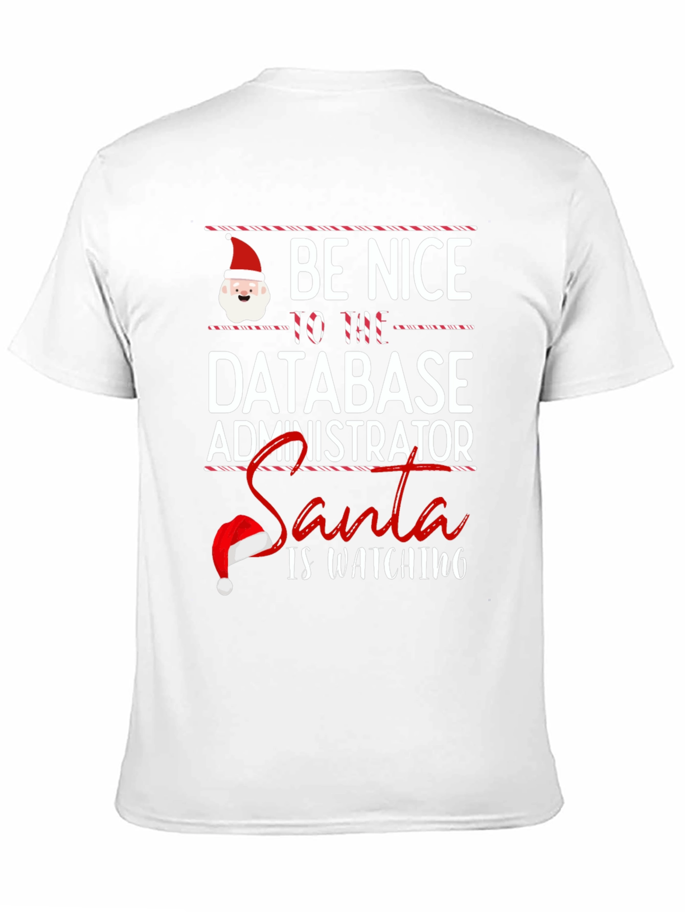 Black Be Nice to the Database Administrator T-Shirt view 11