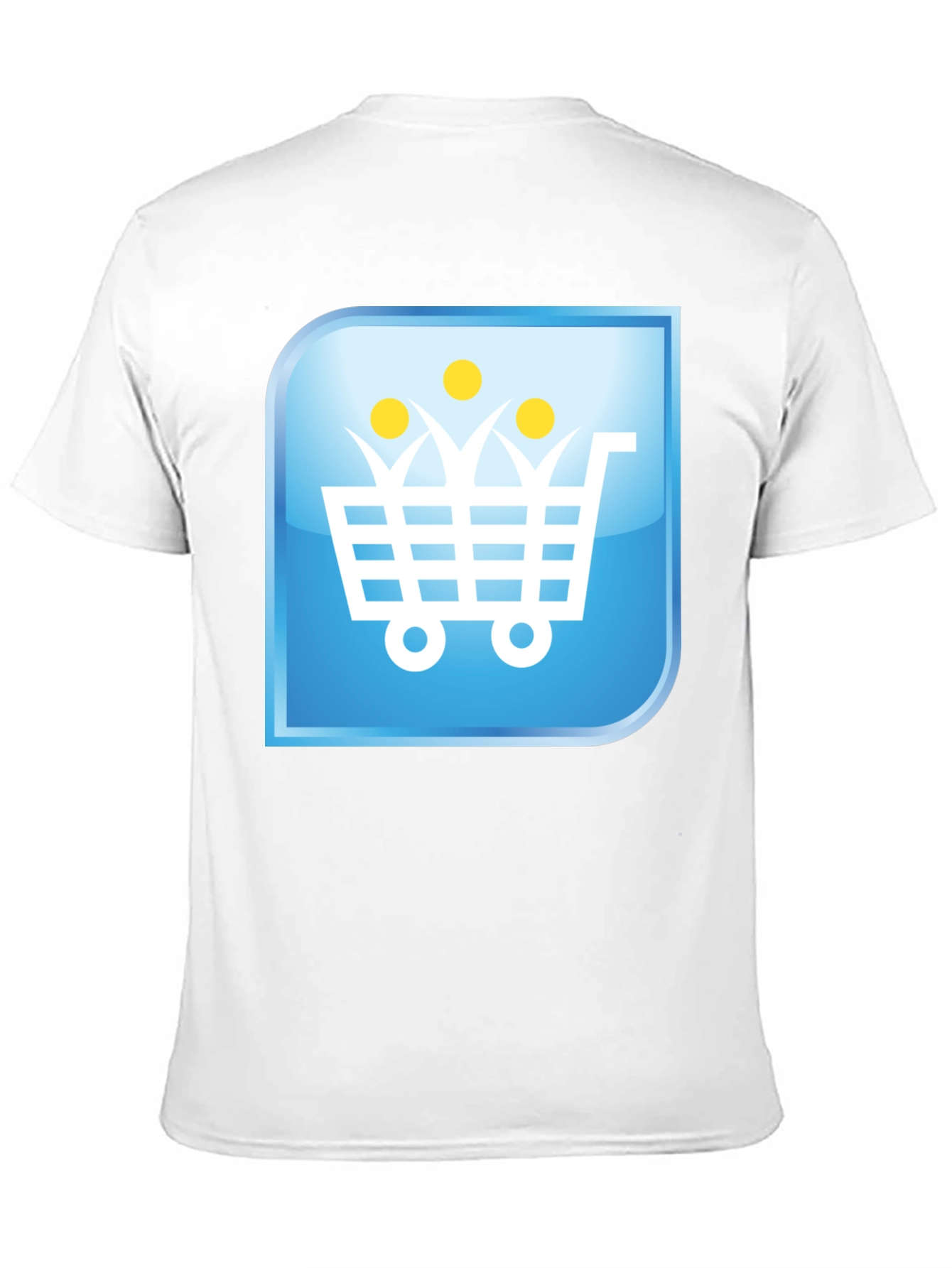 Black Shopping Cart People Black T-Shirt view 11