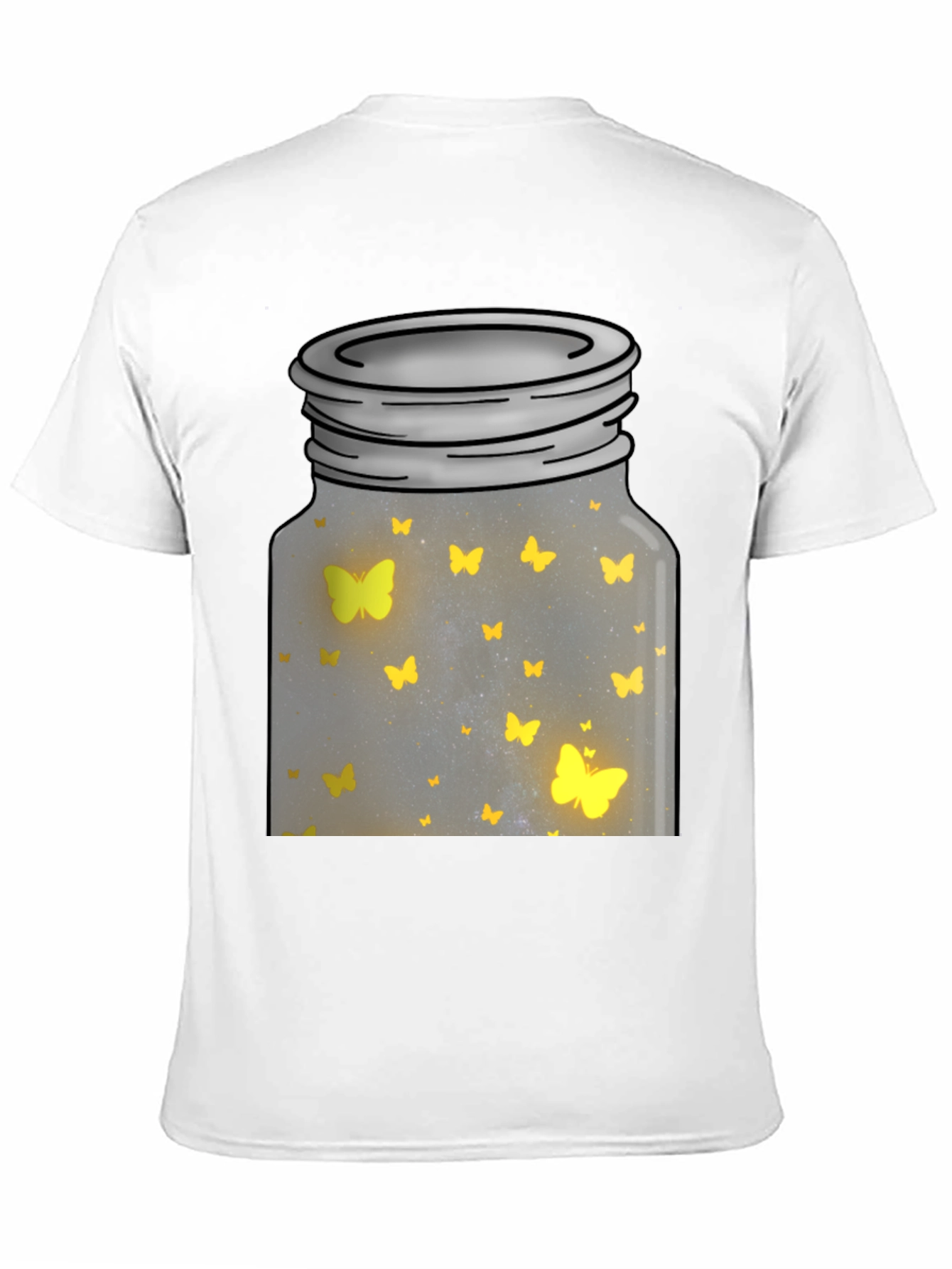 Black Butterfly Jar Graphic Tee view 11