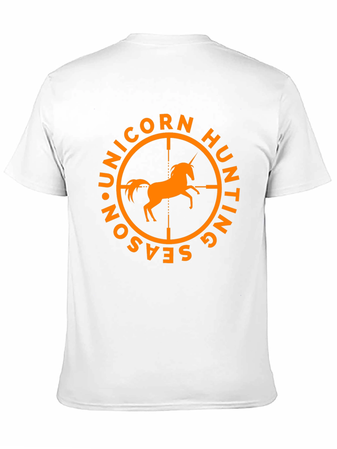 Black Unicorn Hunting Season Black T-Shirt view 11