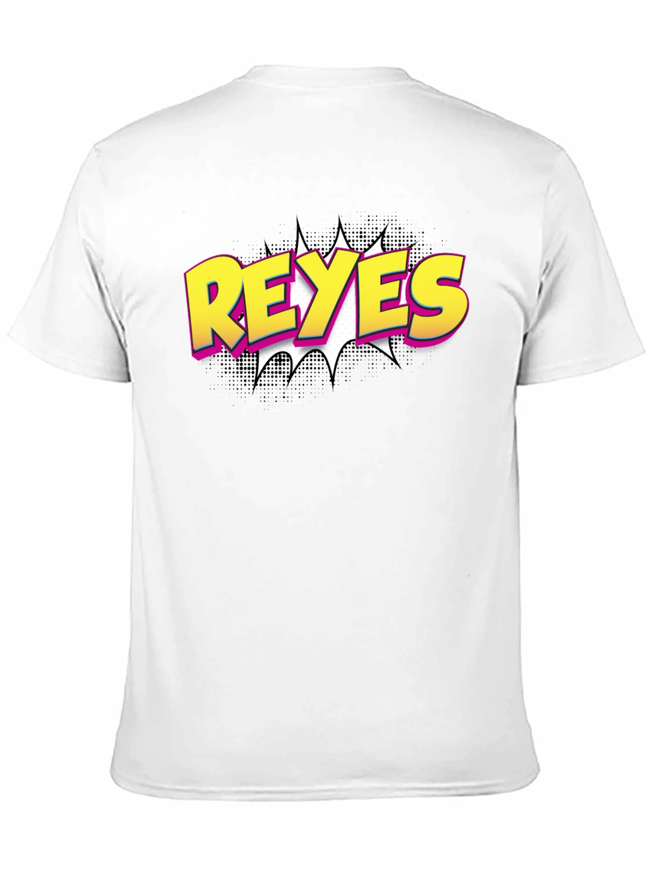 Reyes Comic Style Black T-Shirt - 11