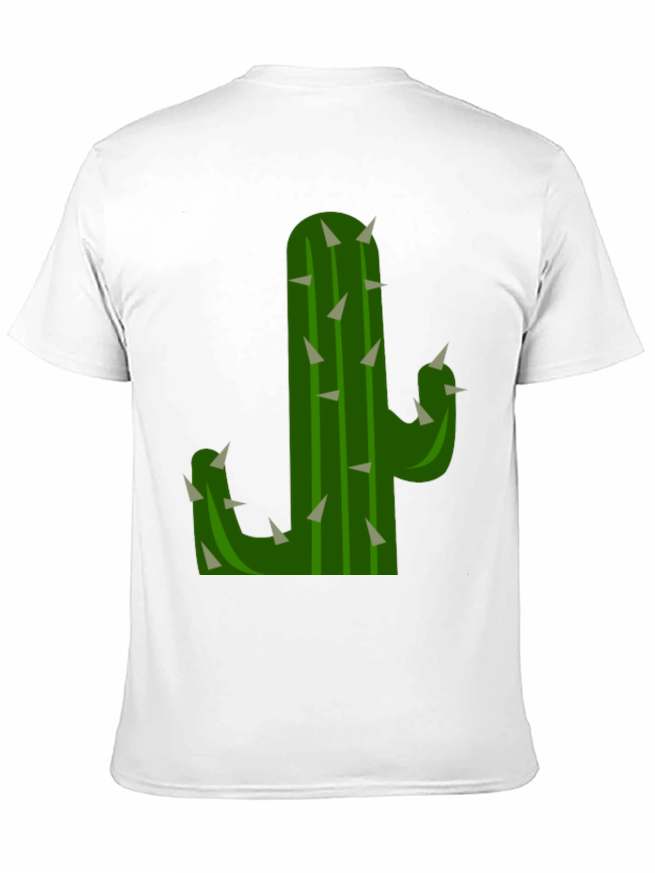 Black Cactus Graphic Tee - Black Cotton T-Shirt view 11