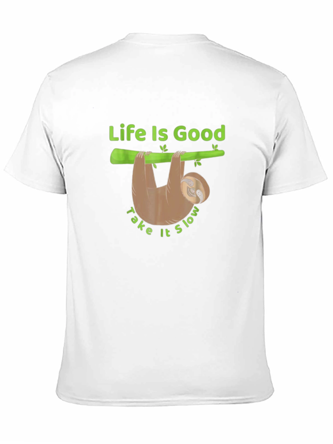 Black Life is Good Sloth Graphic Tee - Relaxed Fit view 11