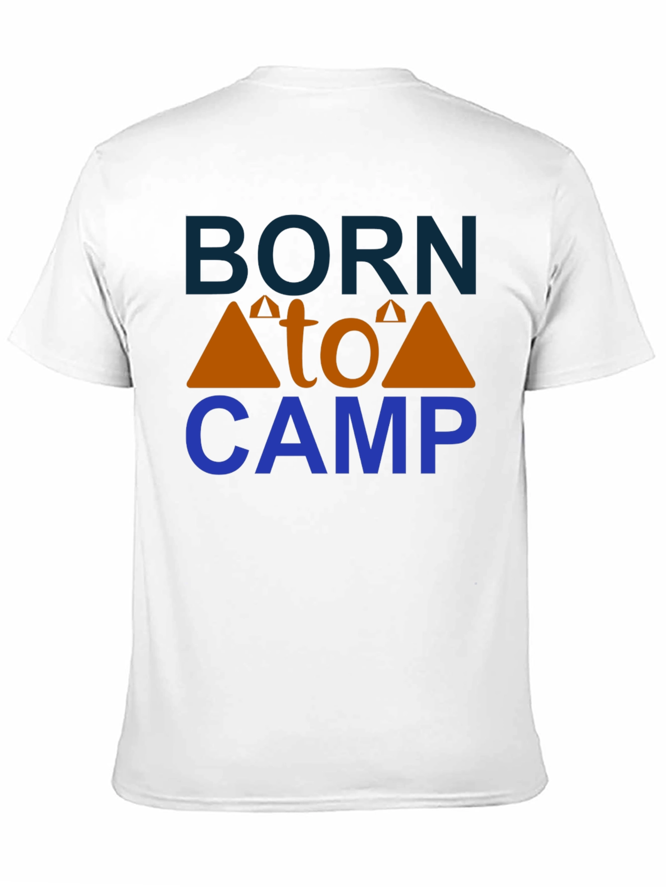 Black Born to Camp Graphic Tee view 11