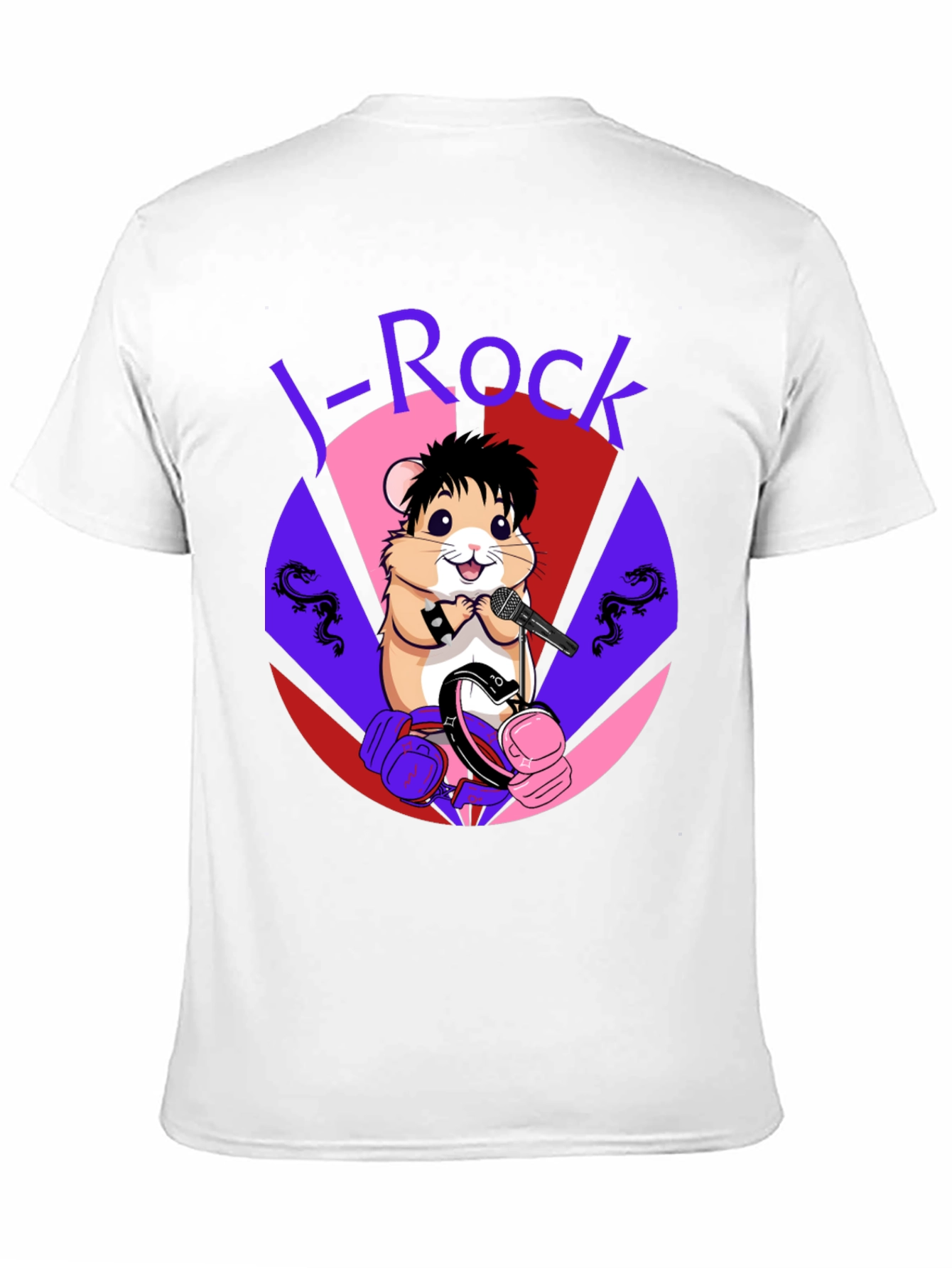 Black J-Rock Hamster Graphic Tee - Black view 11