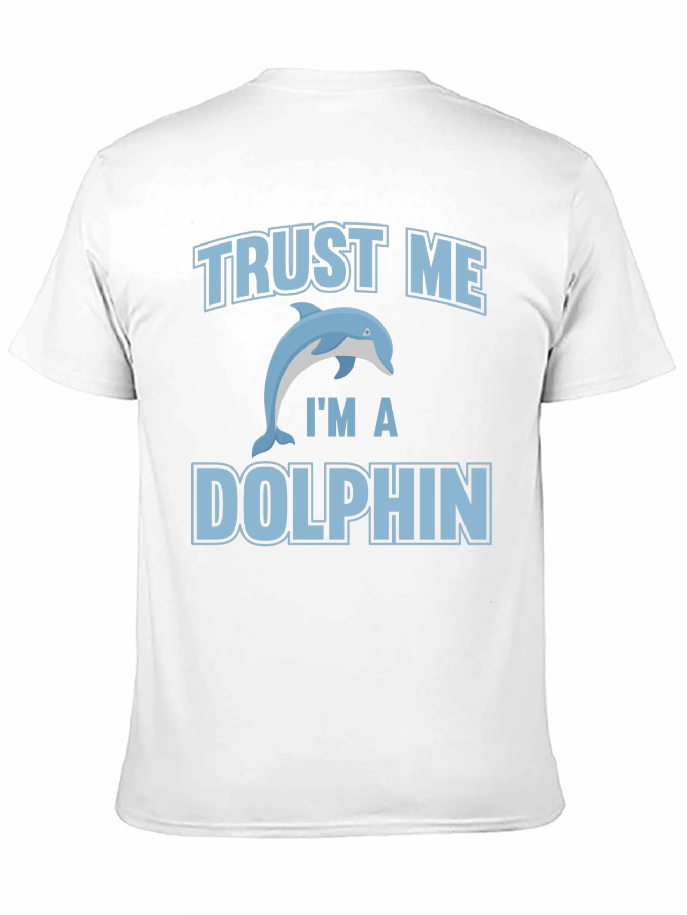 Black Trust Me I'm a Dolphin Graphic Tee view 11