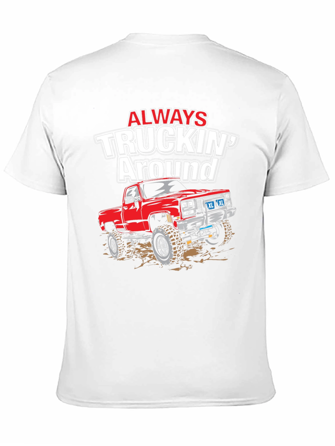 Black Always Truckin' Around Graphic T-Shirt view 11