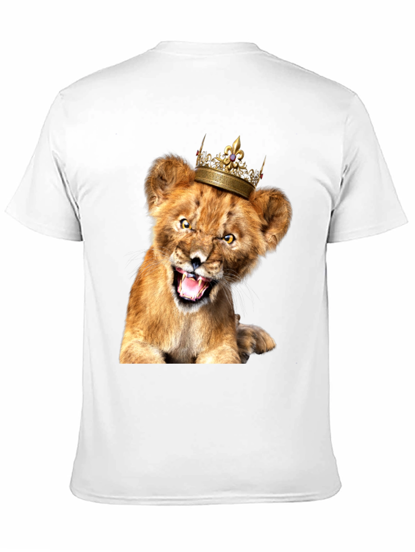 Black Lion Cub King T-Shirt - Fierce & Fun! view 11