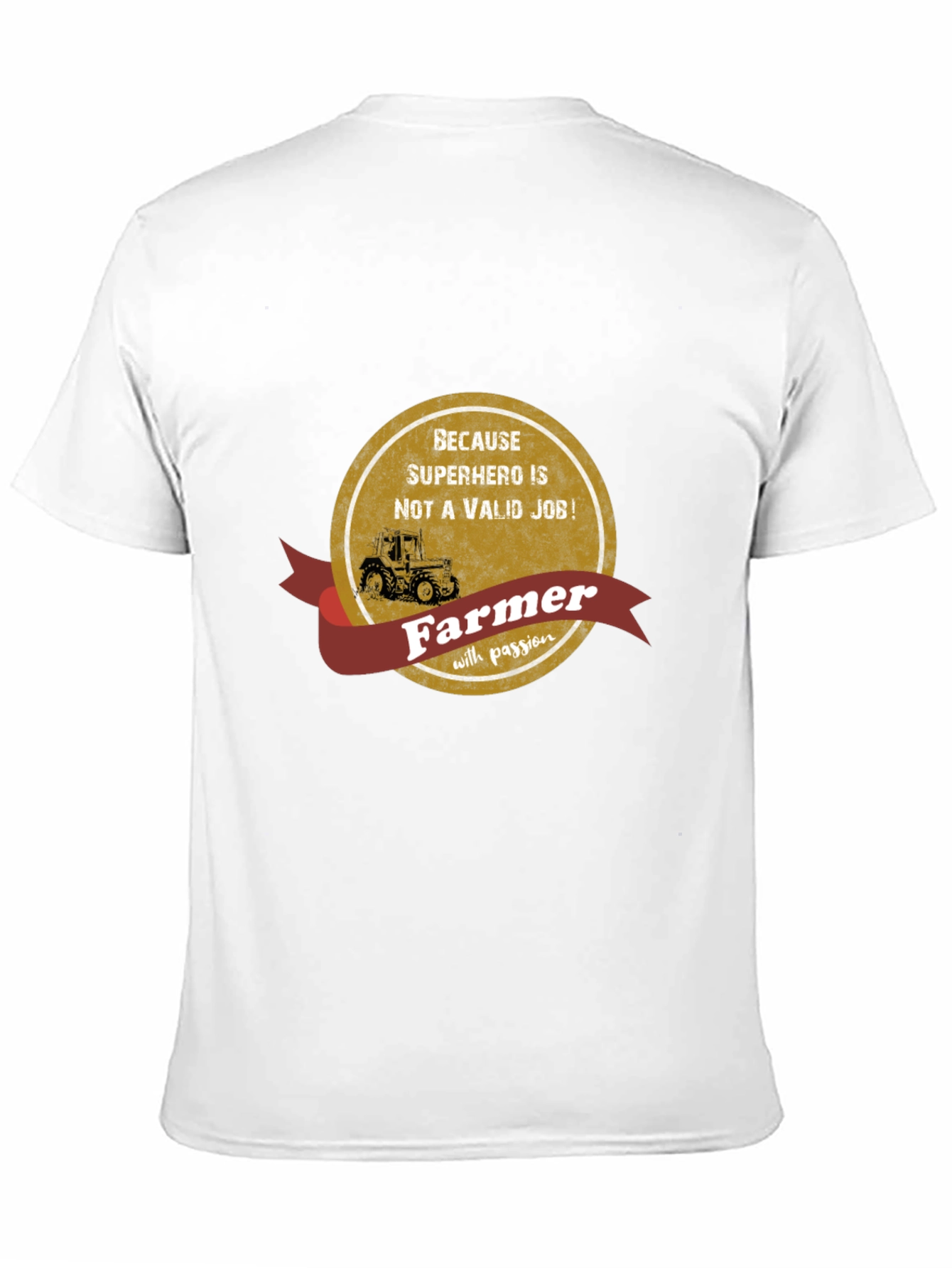 Black Farmer T-Shirt - Because Superhero Is Not a Valid Job! view 11