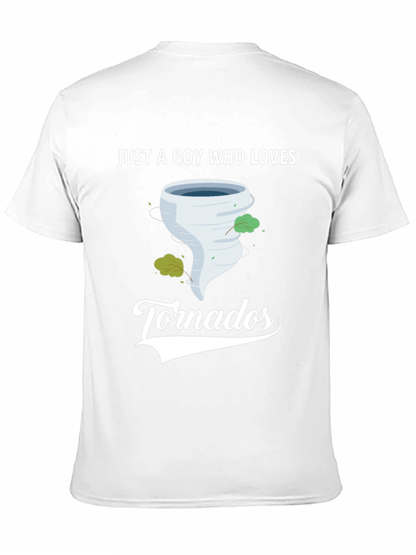 Black Boy Who Loves Tornadoes Black Graphic T-Shirt view 11