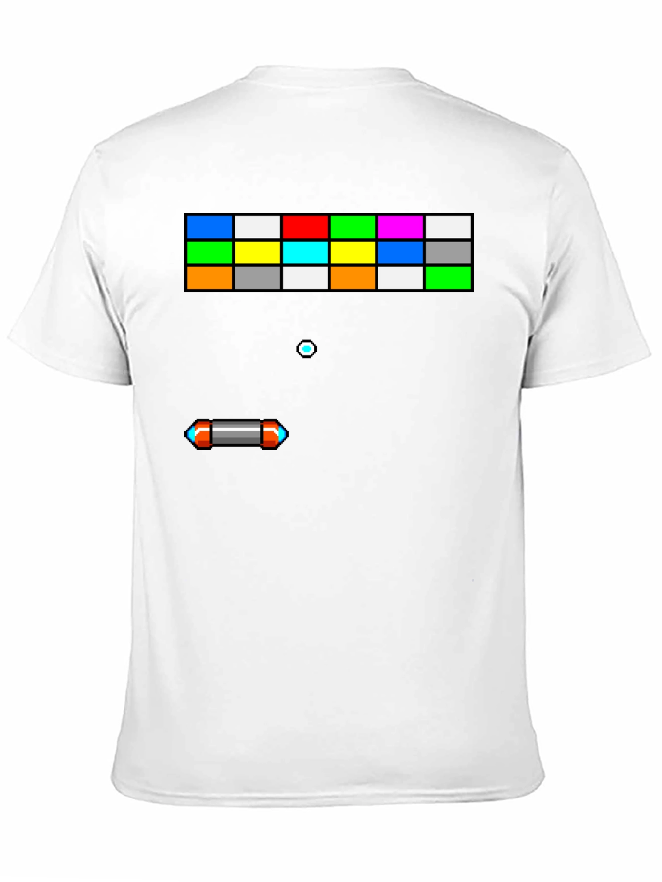 Black Retro Arcade Gamer T-Shirt - Breakout Inspired Design view 11