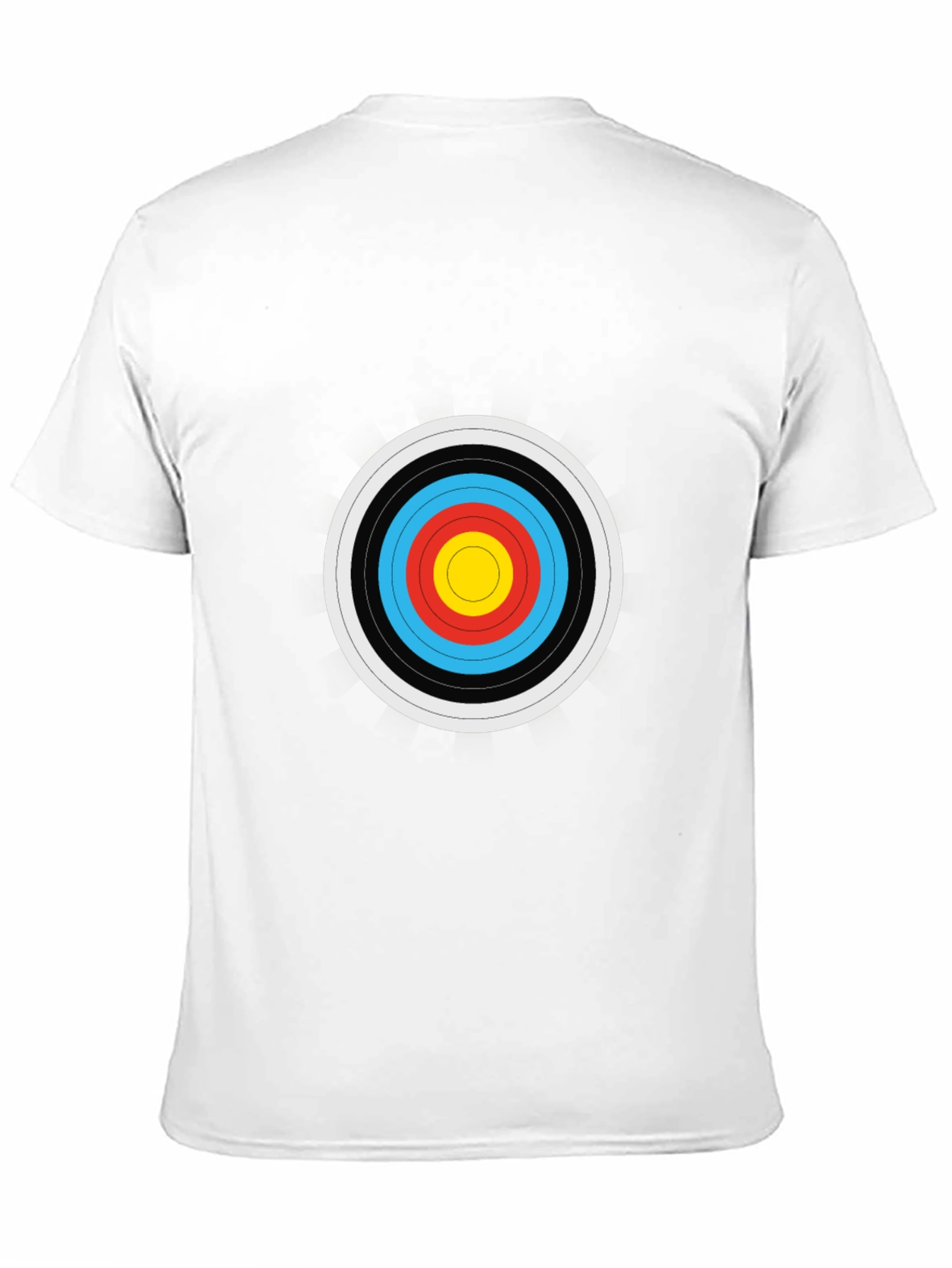Black Target Print Black T-Shirt view 11