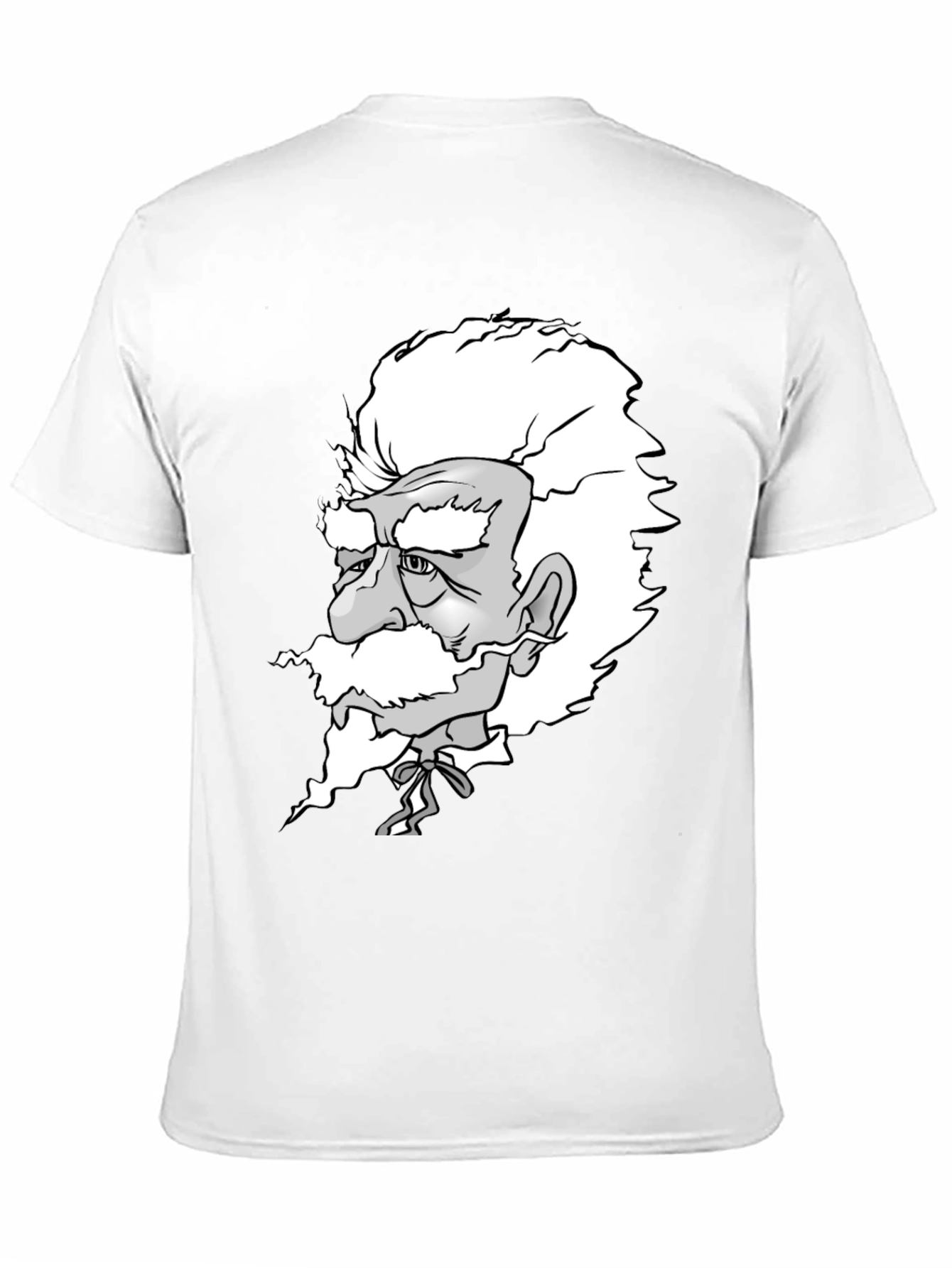 Black Einstein Graphic Print Black T-Shirt view 11