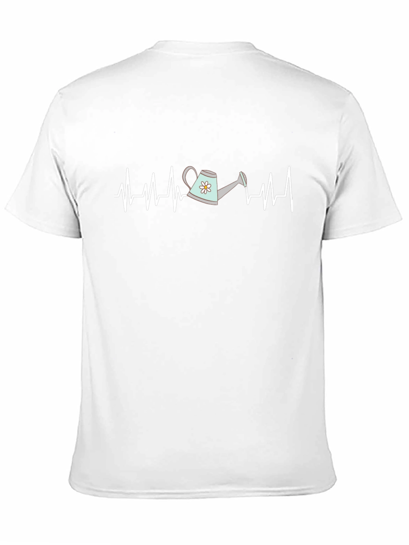Black Gardening Heartbeat T-Shirt - Gardener Gift view 11