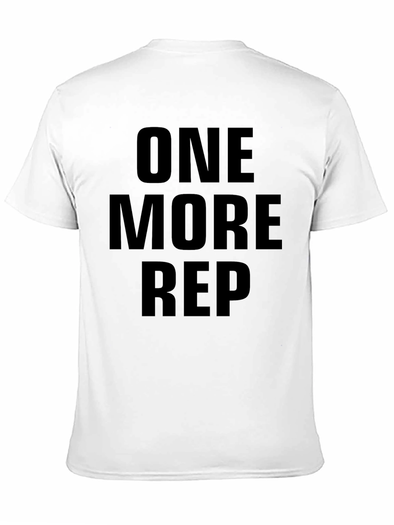Black One More Rep Black T-Shirt view 11