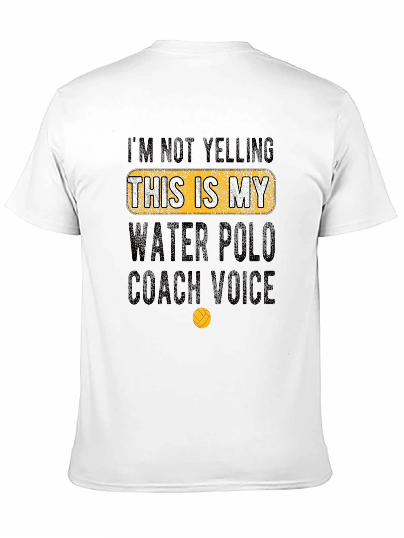 Black Water Polo Coach Novelty T-Shirt view 11