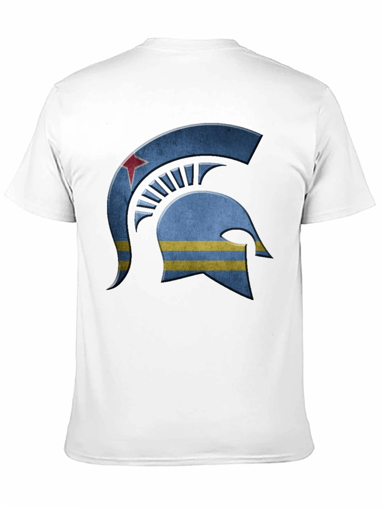 Black Aruba Spartan Helmet T-Shirt - Stylish & Unique Design view 11