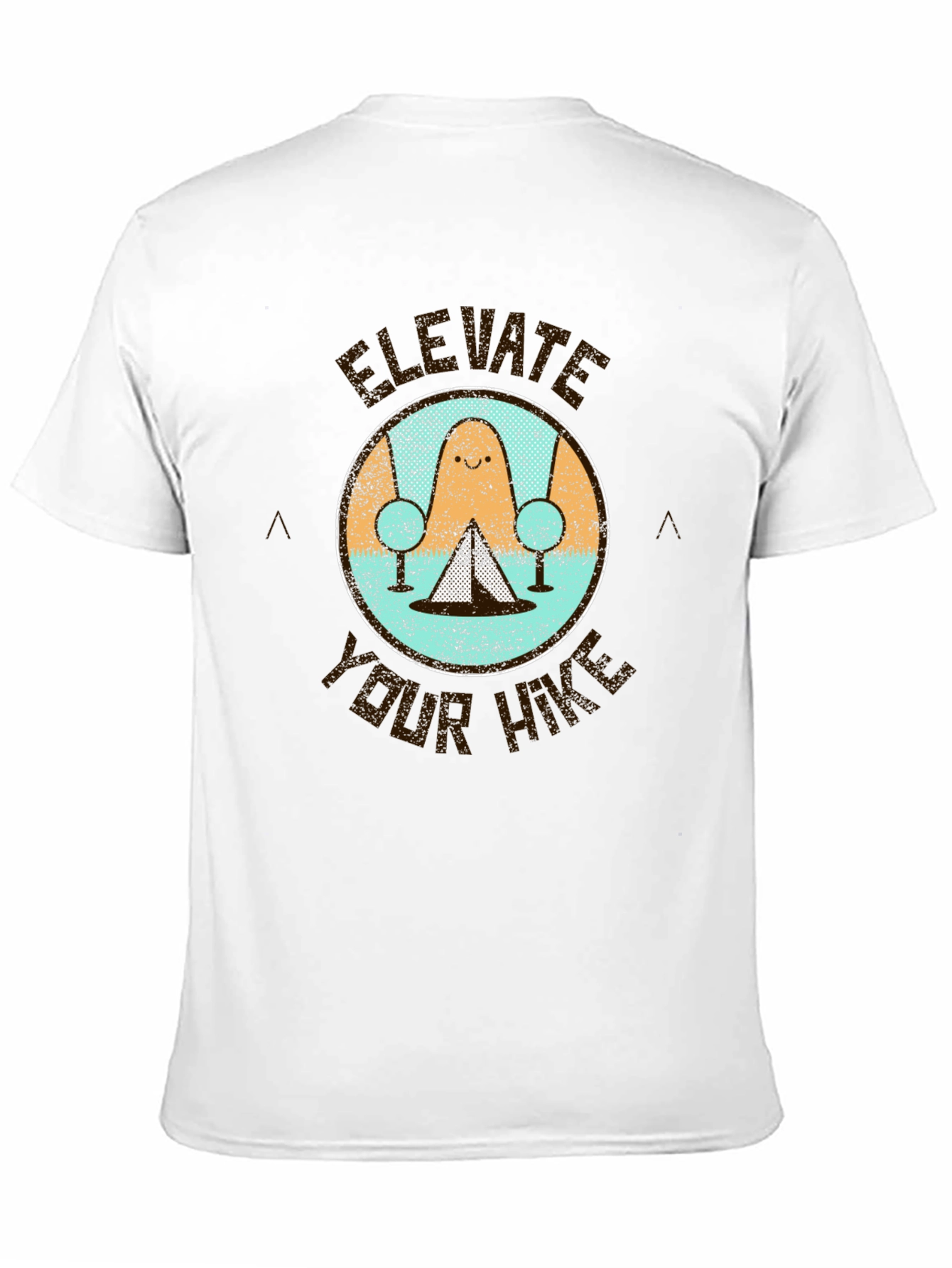 Black Elevate Your Hike T-Shirt - Camping Adventure Tee view 11
