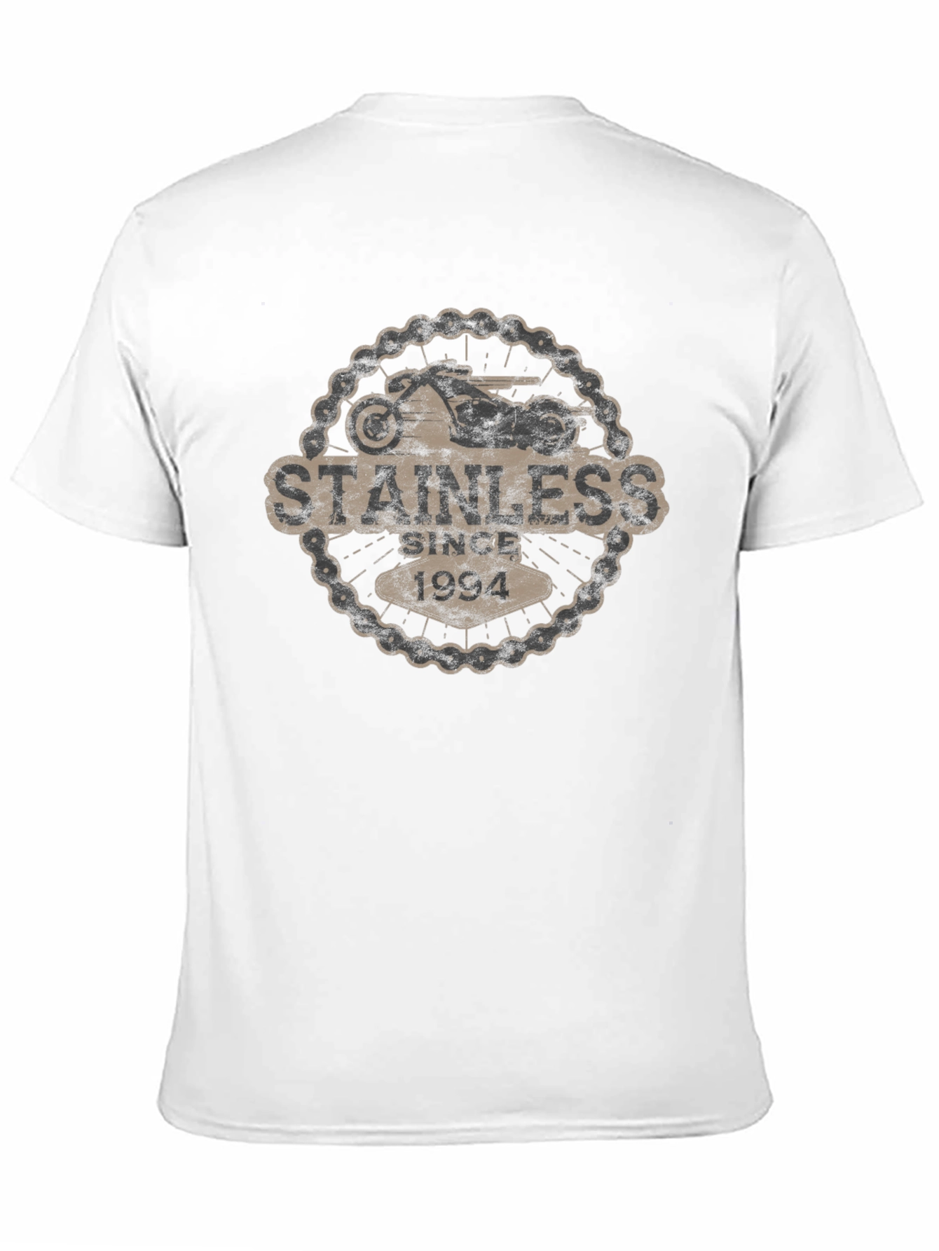 Black Stainless Since 1994 Motorcycle T-Shirt view 11
