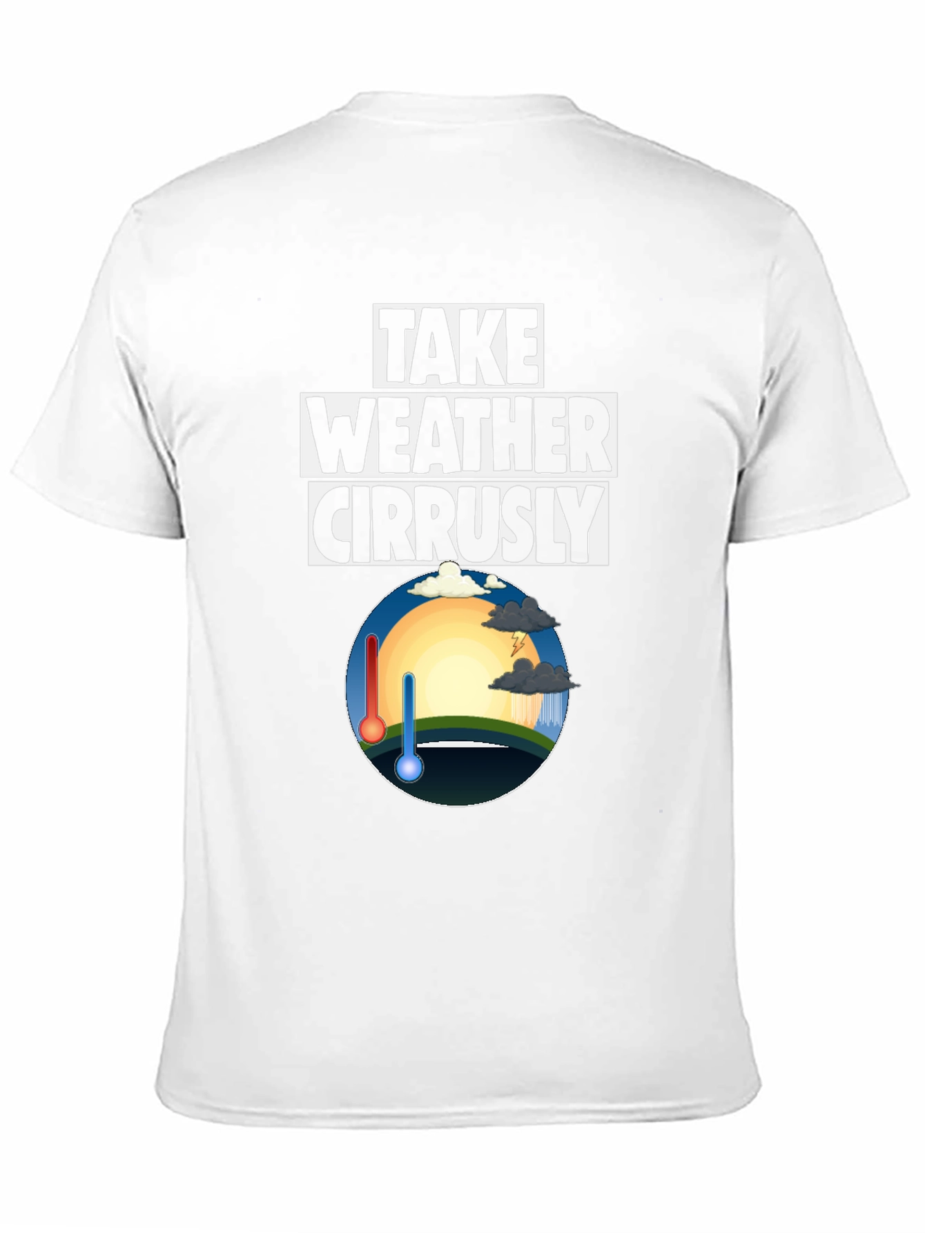 Black Take Weather Cirrusly Black Cotton T-Shirt view 11