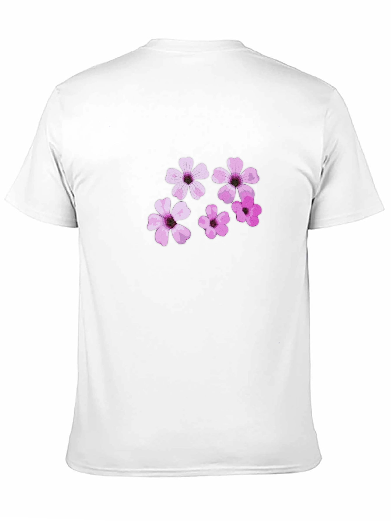 Black Floral Print Crew Neck T-Shirt view 11