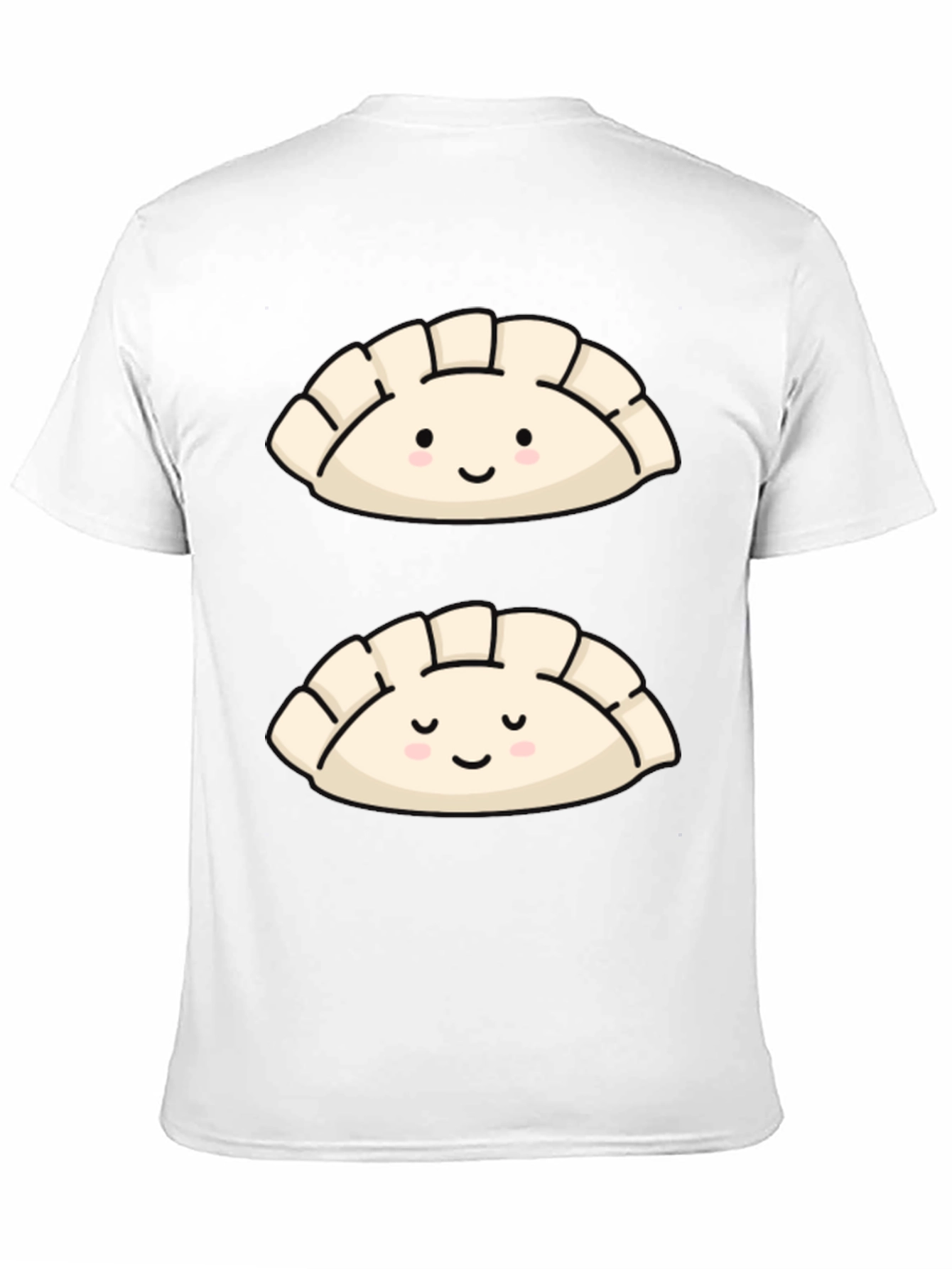 Black Cute Dumpling Graphic T-Shirt - Foodie Fashion view 11