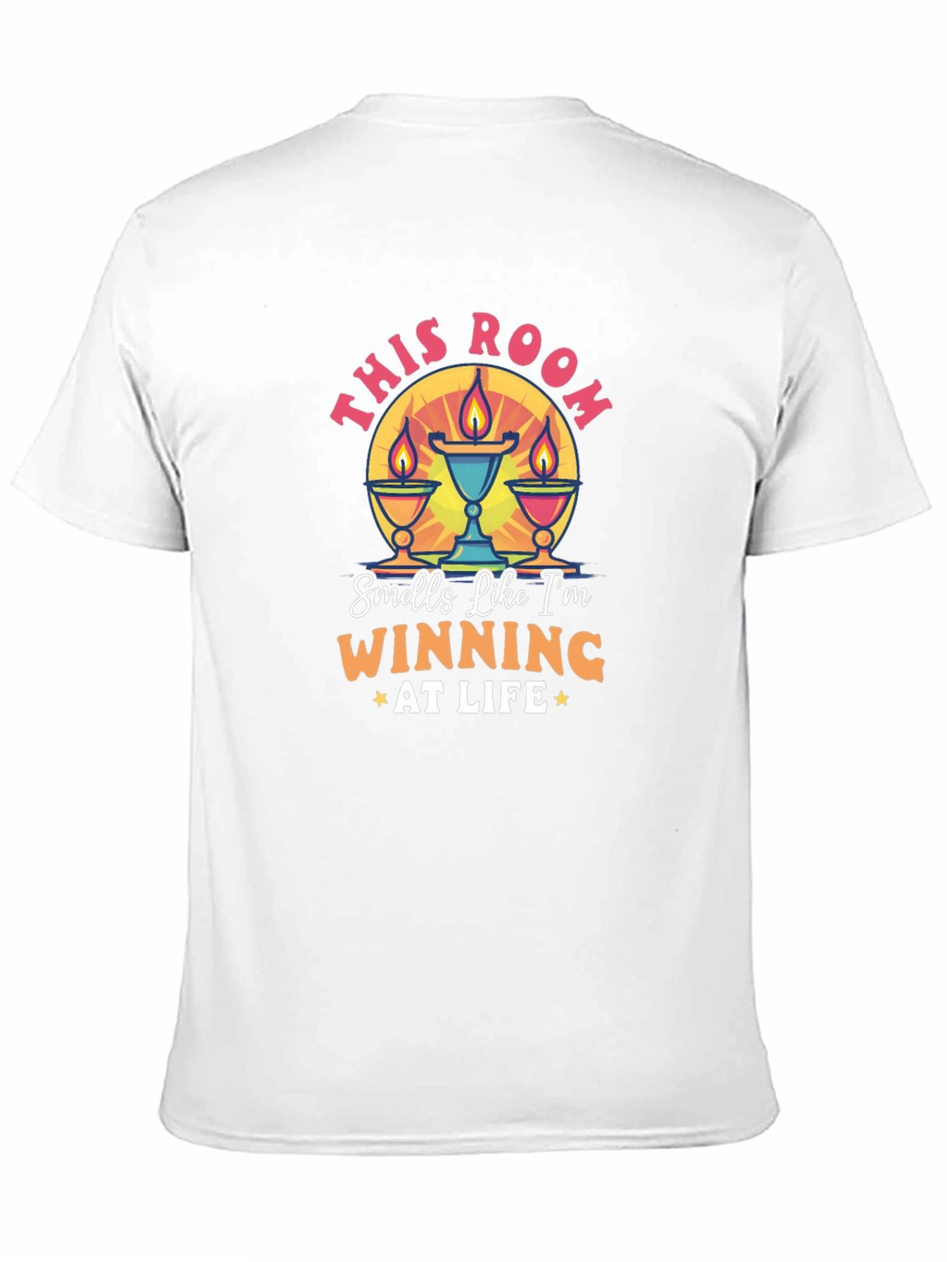 Black Winning at Life T-Shirt - Funny Scented Room Graphic Tee view 11
