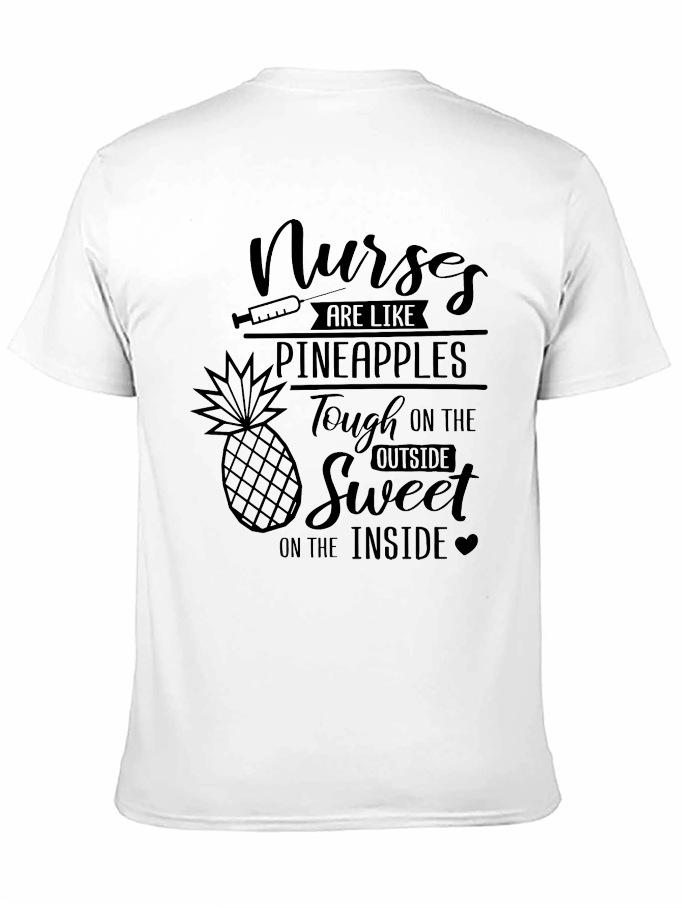 Black Nurses Are Like Pineapples Graphic Tee view 11