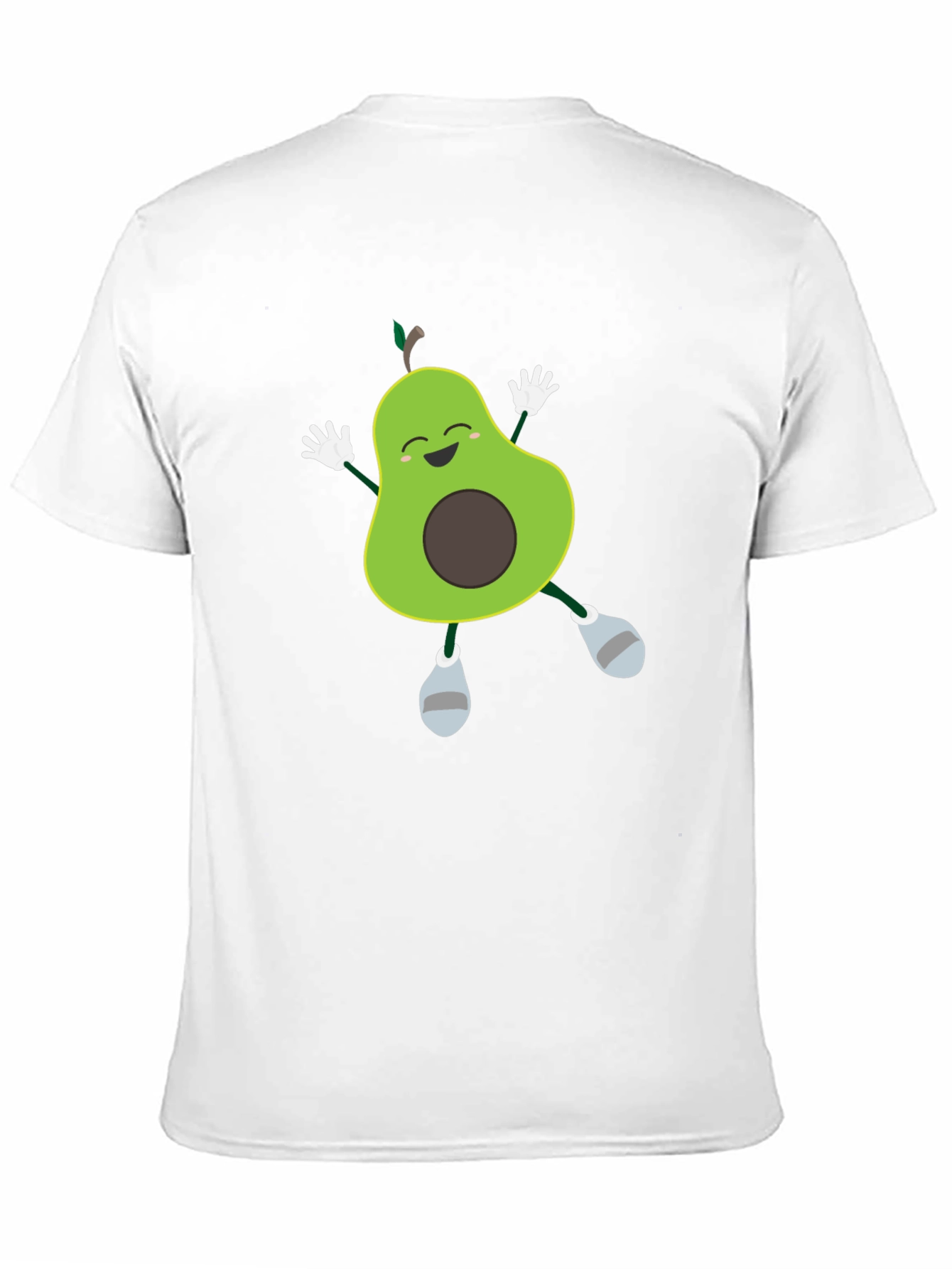 Black Funny Avocado T-Shirt - Happy Dancing Fruit Tee view 11