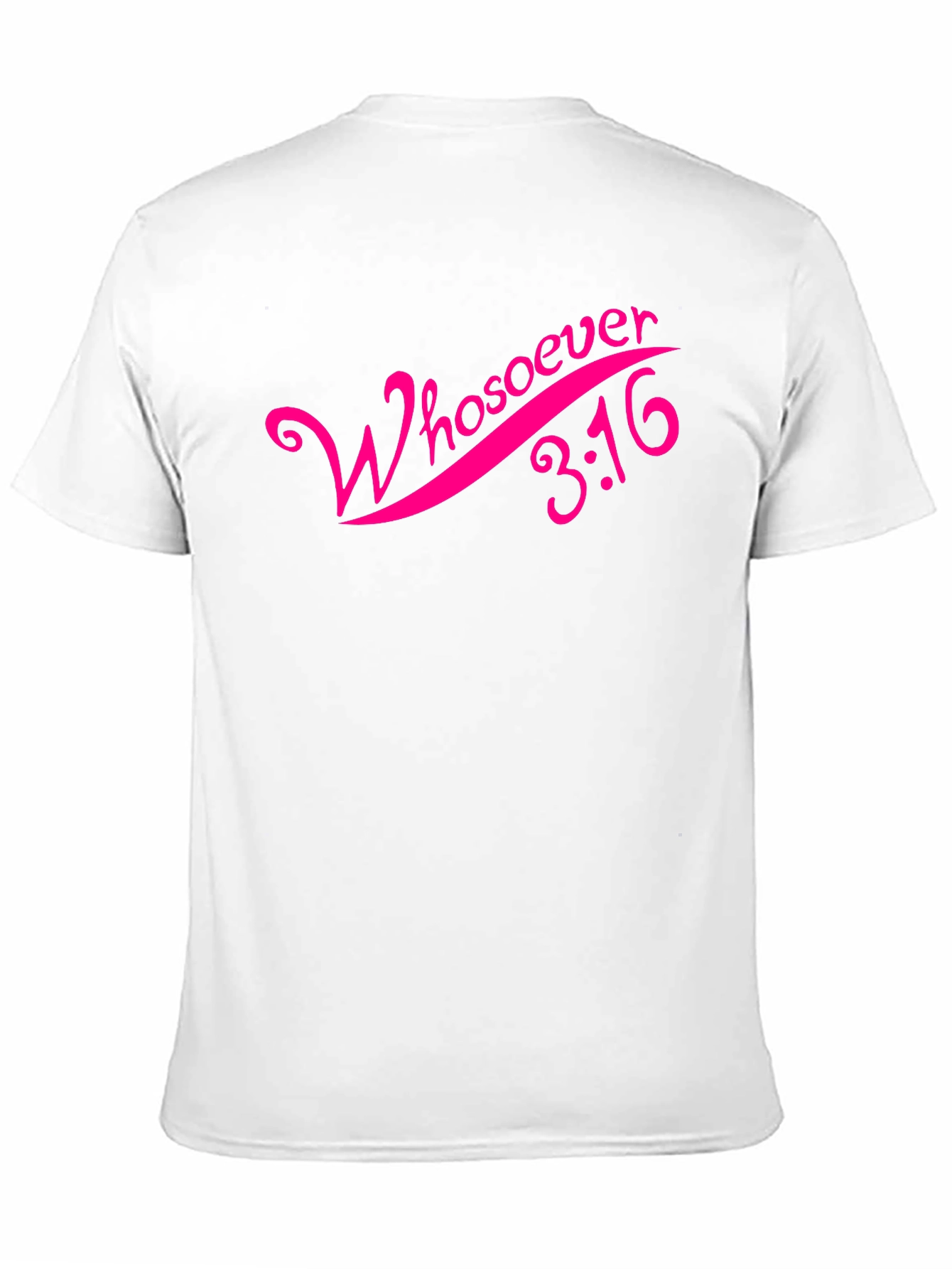 Black Whosoever John 3:16 Graphic T-Shirt view 11