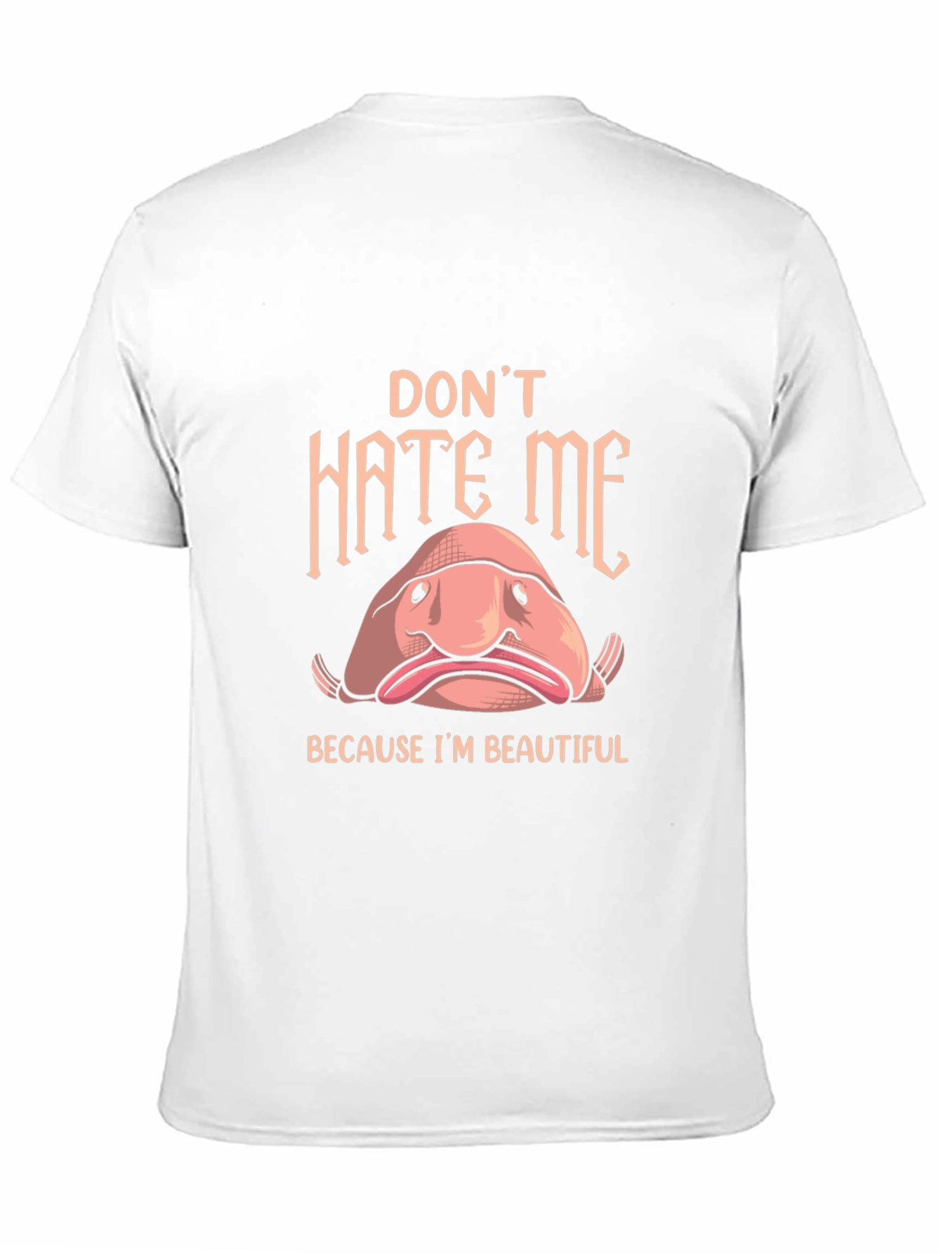 Black Don't Hate Me Blobfish T-Shirt view 11