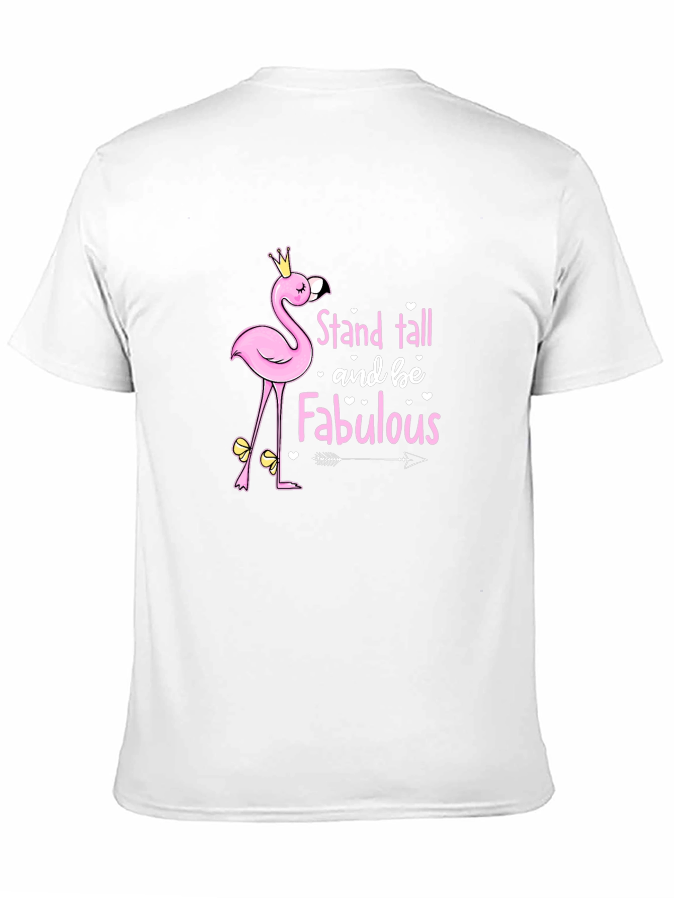 Black Stand Tall Flamingo Graphic Tee view 11