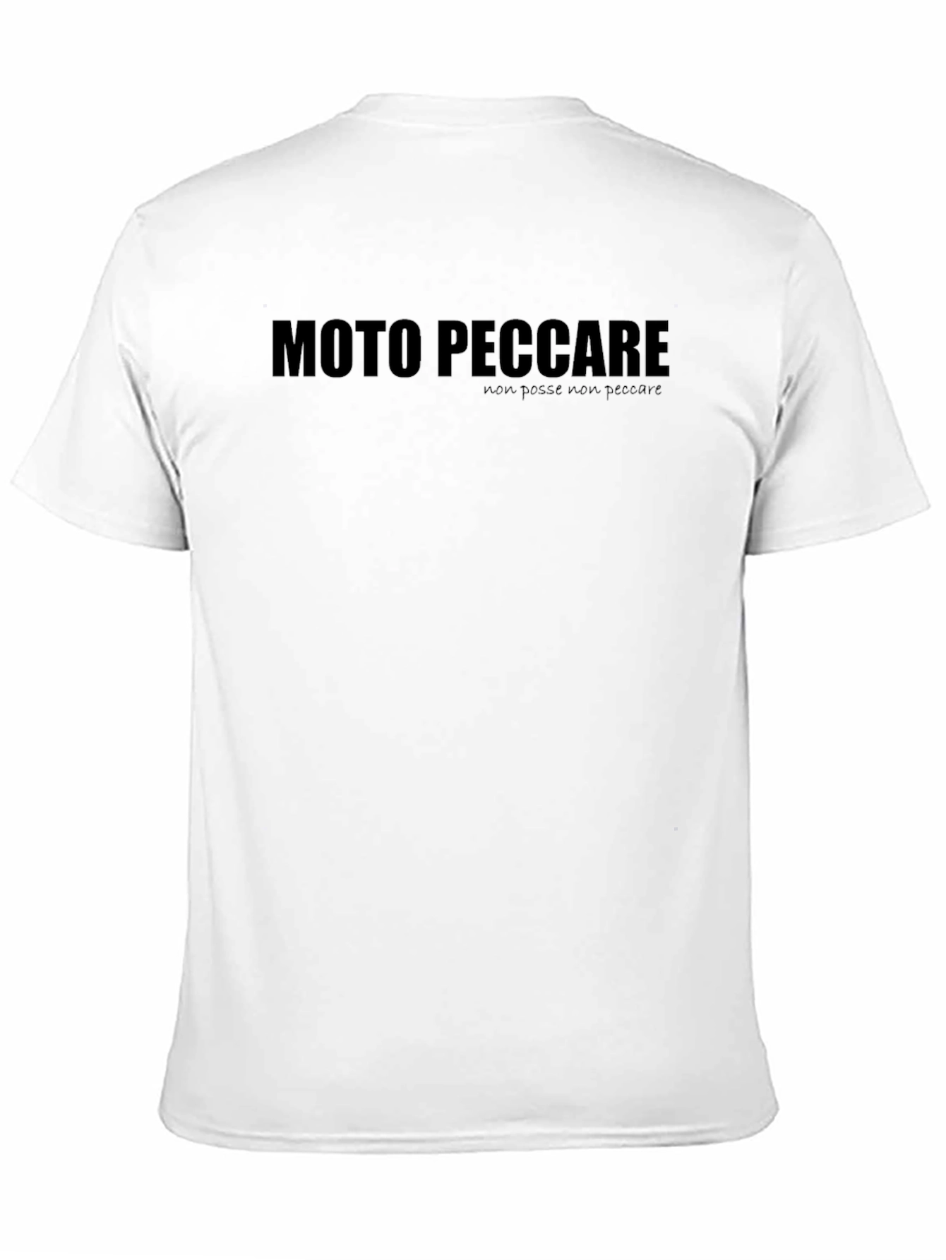 Black Moto Peccare Graphic Print Black T-Shirt view 11