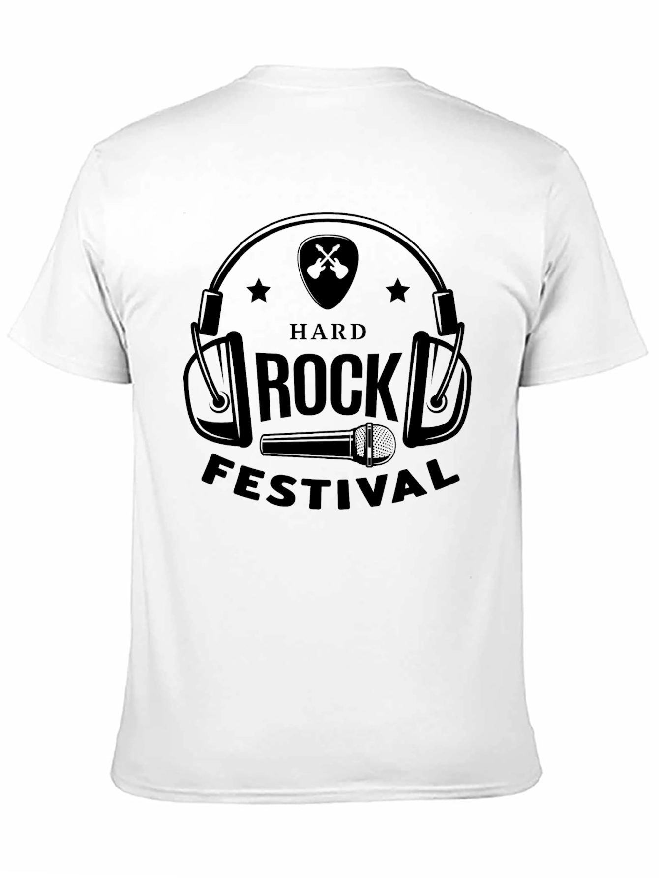 Black Hard Rock Festival T-Shirt view 11