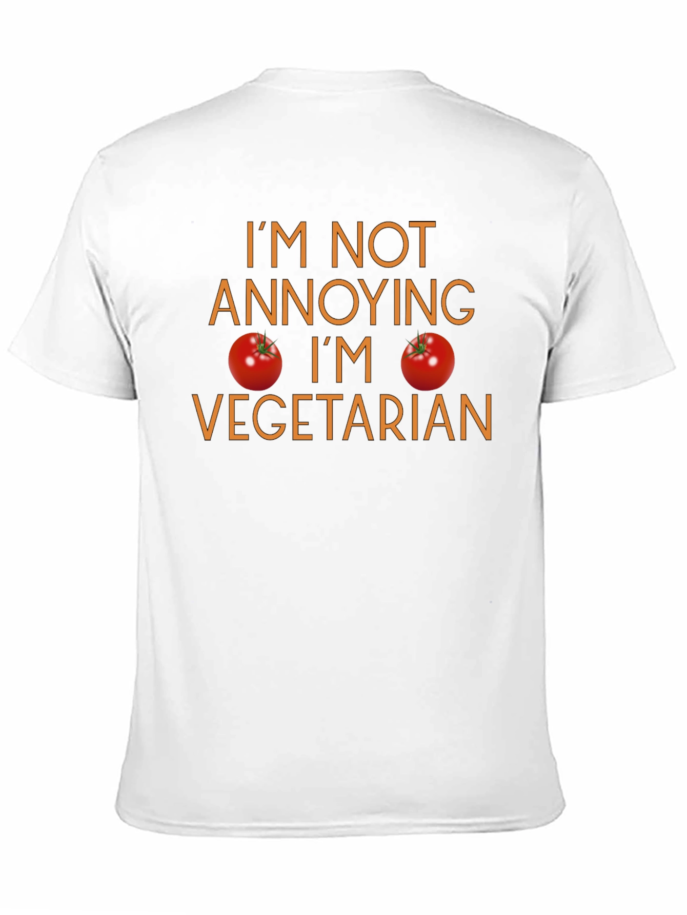 Black Vegetarian Humor Graphic Tee - Funny Foodie T-Shirt view 11