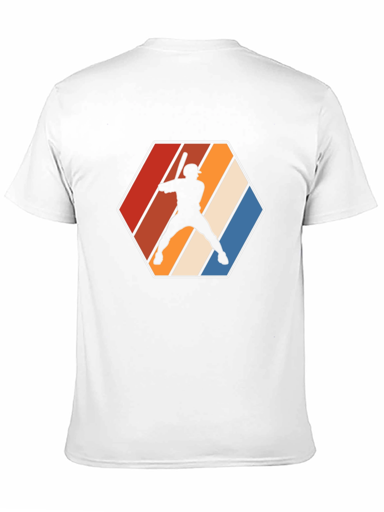 Black Retro Baseball Player Graphic Tee - Black view 11