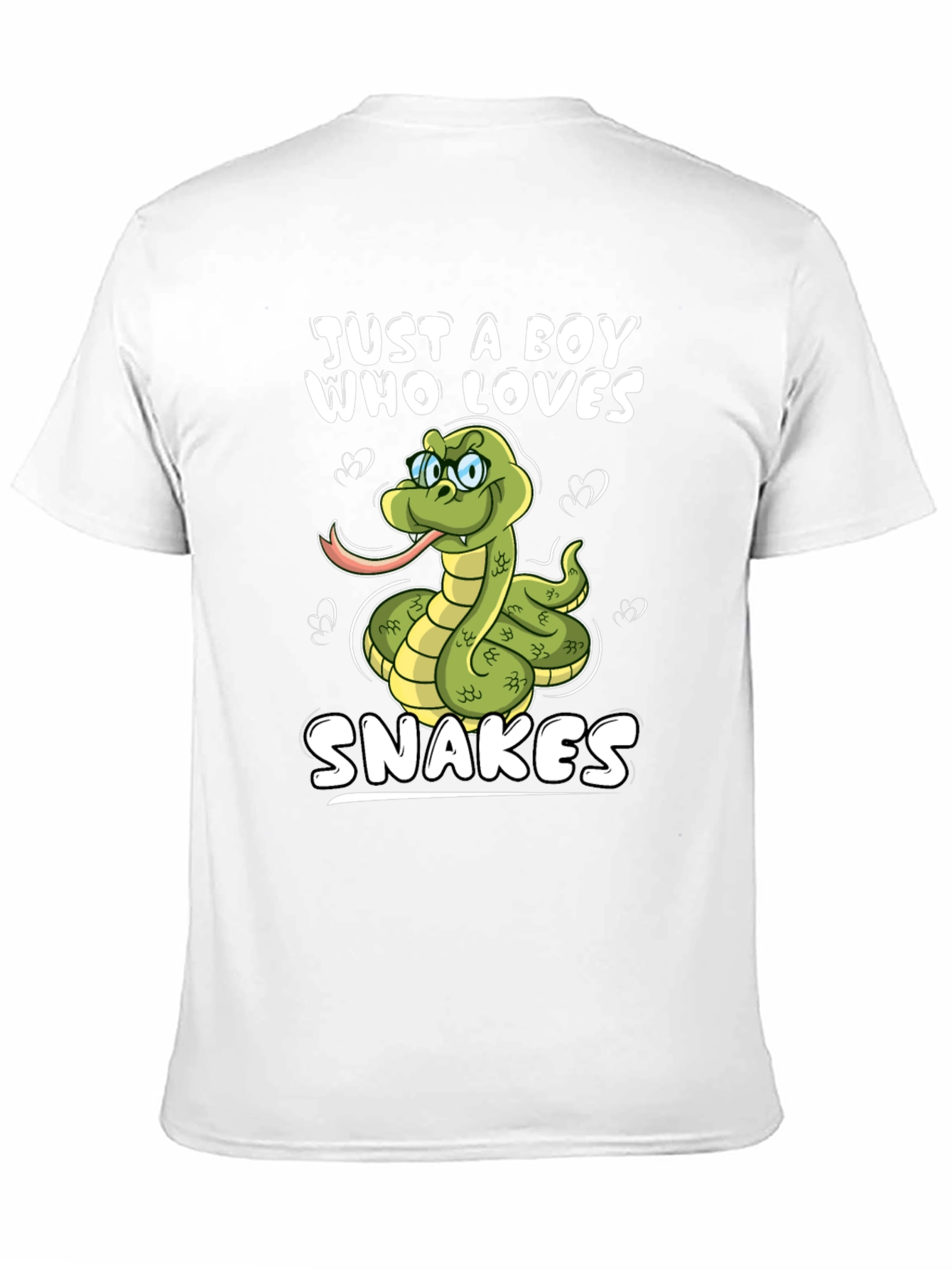 Black Boy Who Loves Snakes Graphic T-Shirt view 11