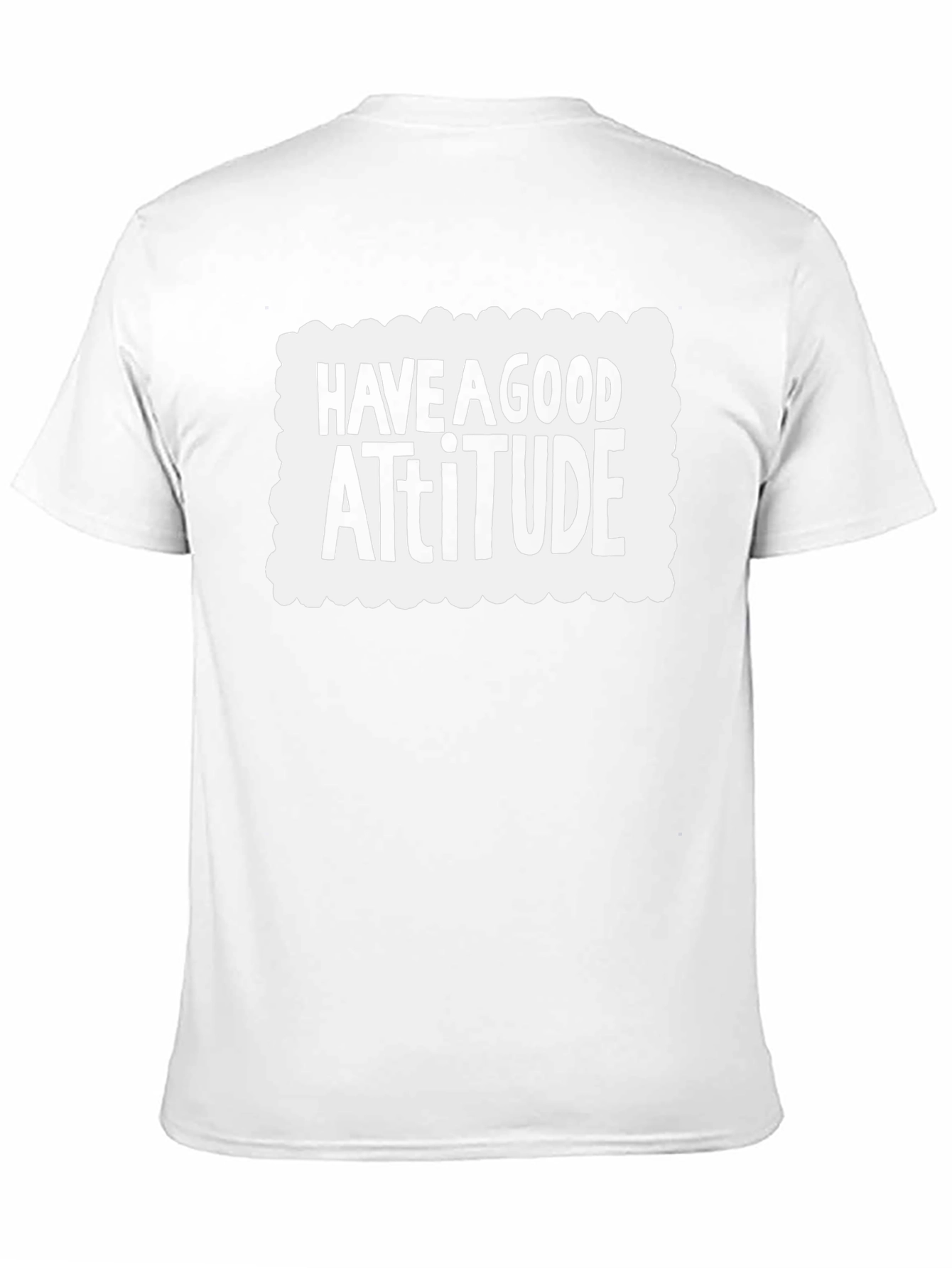 Black Have a Good Attitude Graphic Tee - Black view 11
