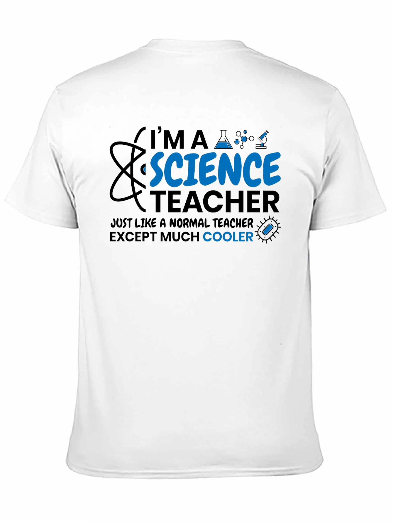 Black Science Teacher Cool T-Shirt view 11