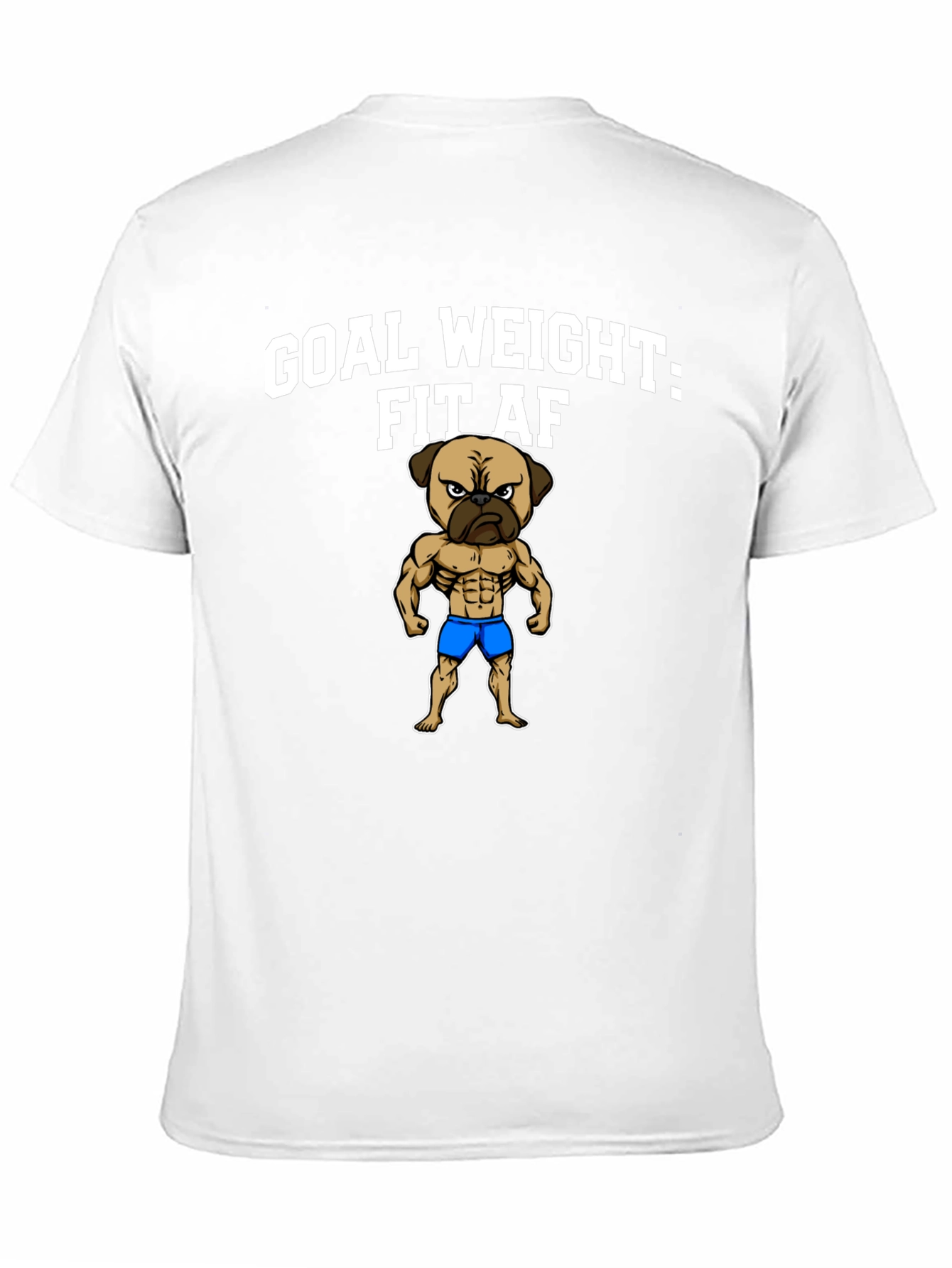 Black Goal Weight Fit AF T-Shirt view 11