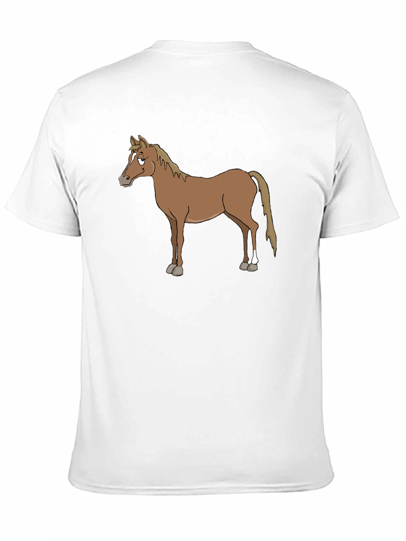 Black Horse Graphic T-Shirt - Casual Black Tee view 11