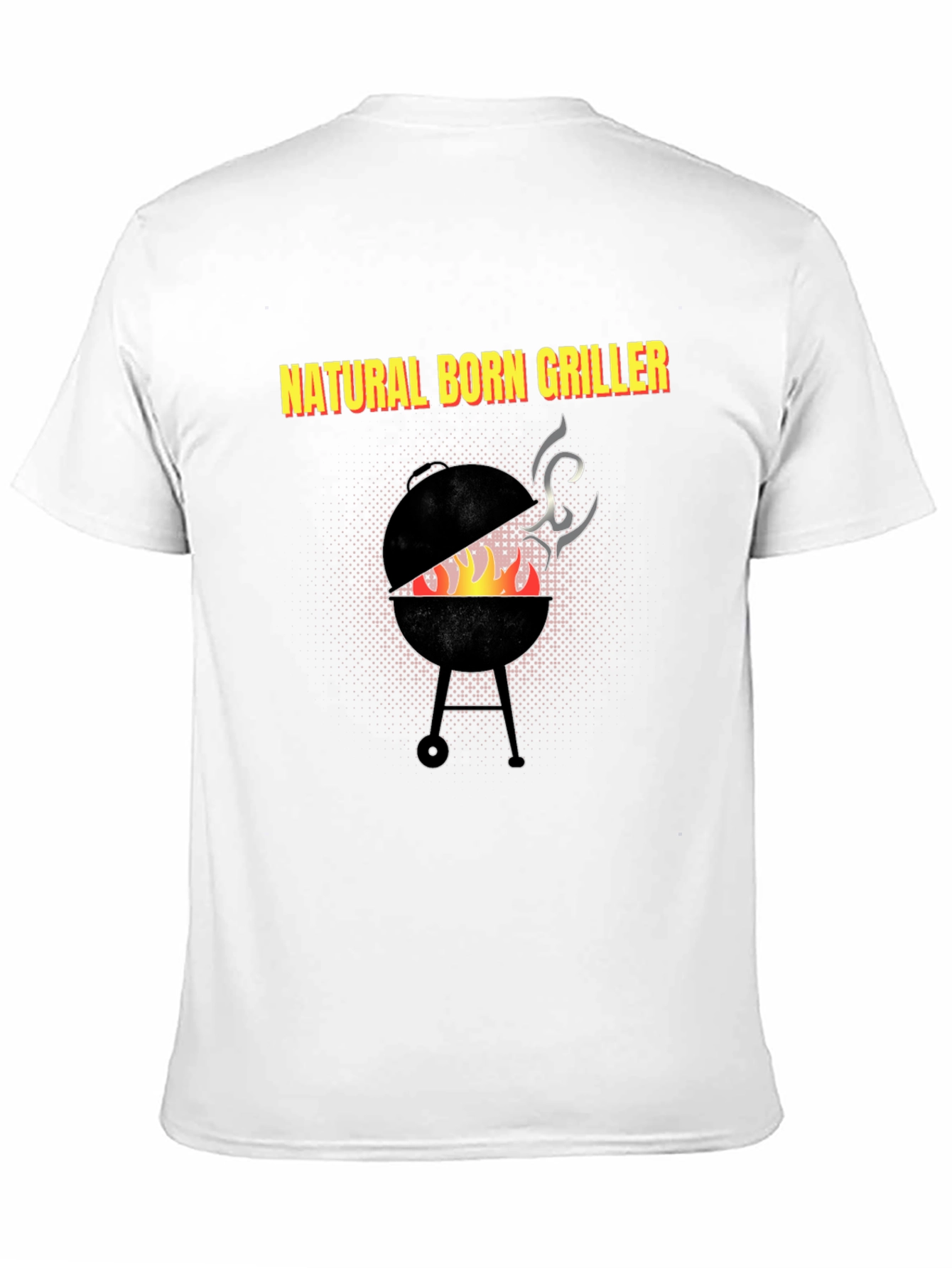 Black Natural Born Griller T-Shirt - BBQ Grill Master Tee view 11